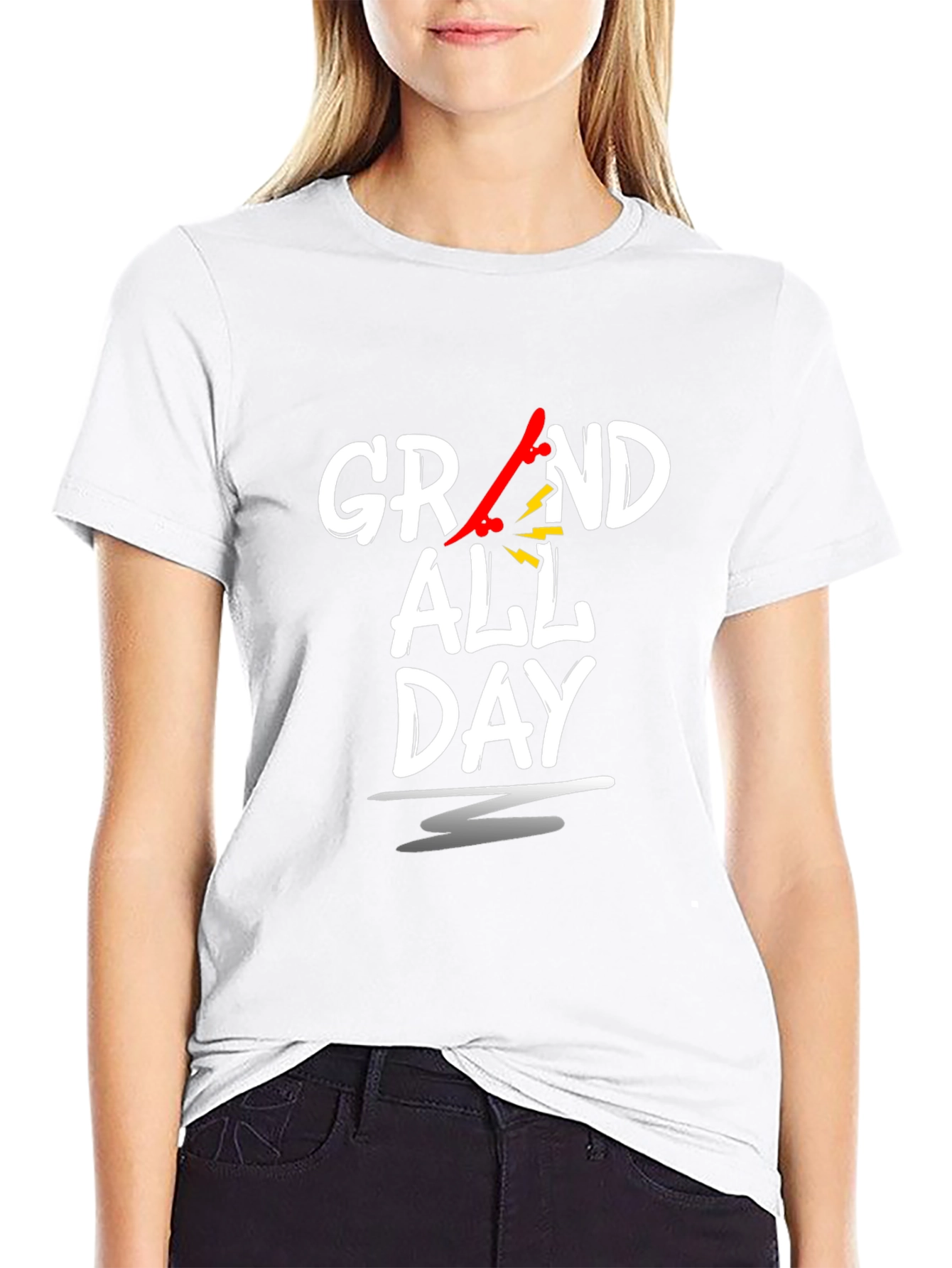 Grand All Day Graphic T-Shirt - Black