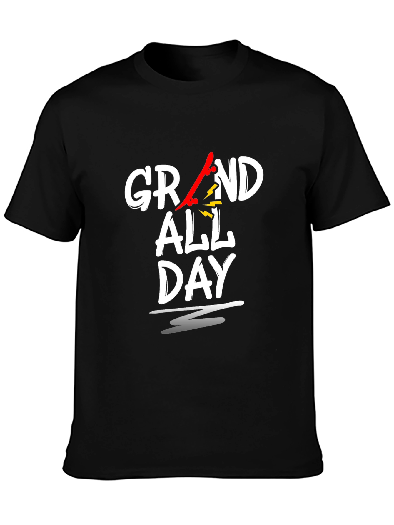Grand All Day Graphic T-Shirt - Black