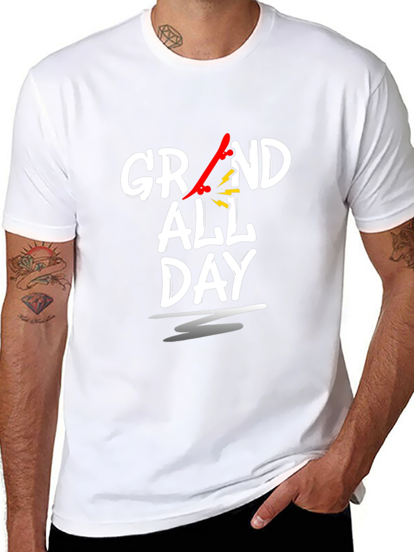 Grand All Day Graphic T-Shirt - Black
