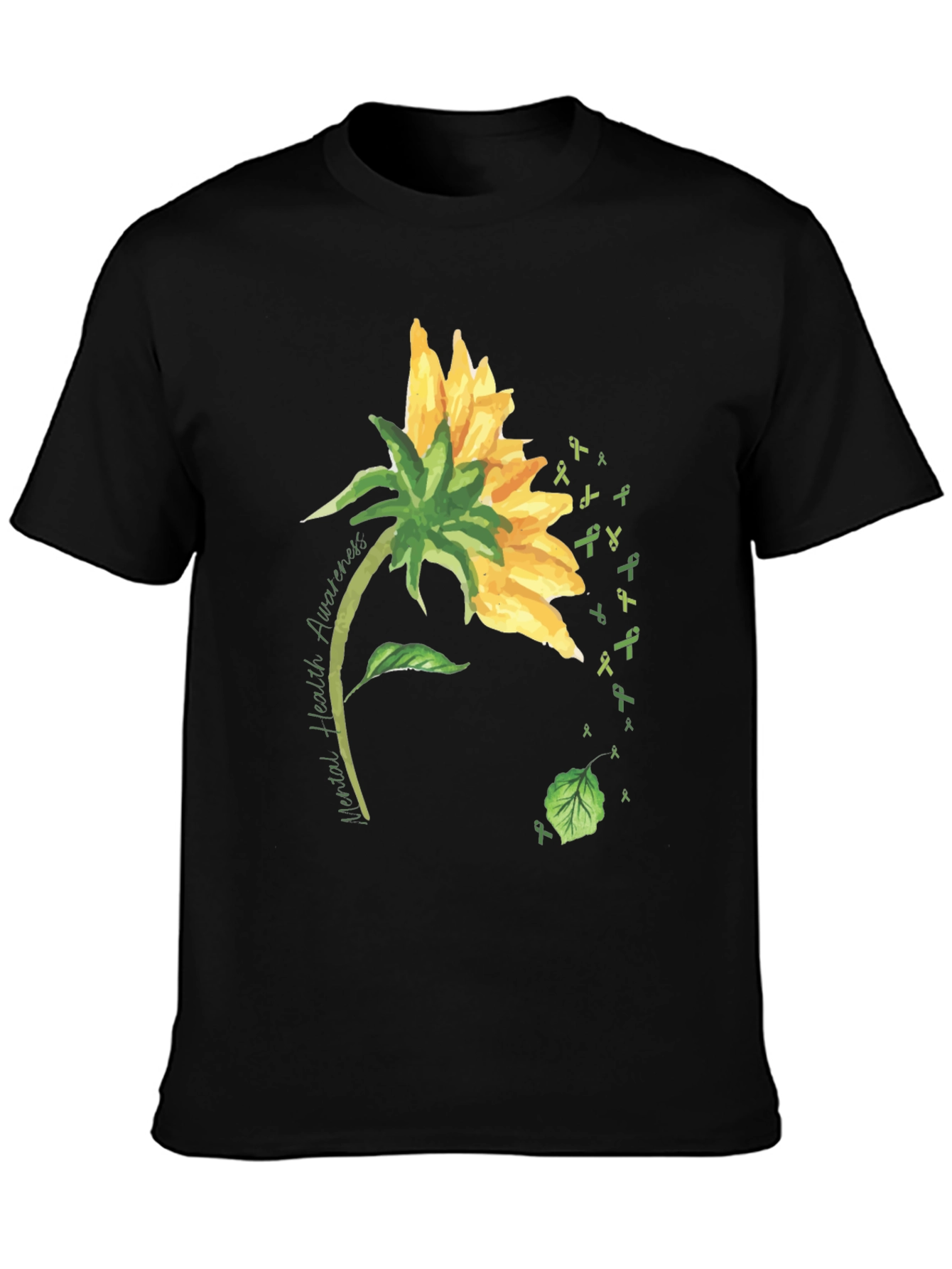 Mental Health Awareness Sunflower T-Shirt