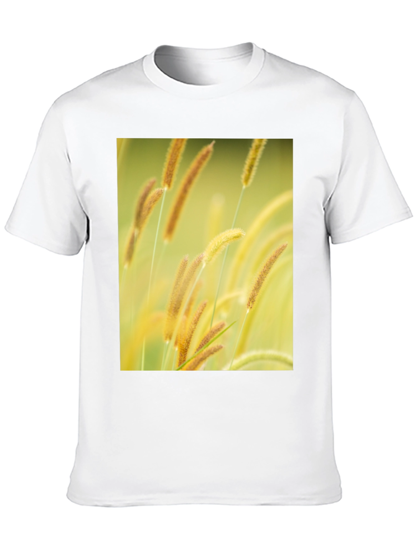 Nature Print Crew Neck T-Shirt