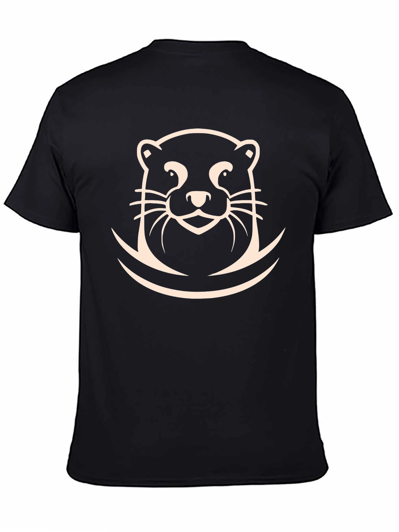 Otter Graphic Tee - Soft Cotton Blend T-Shirt