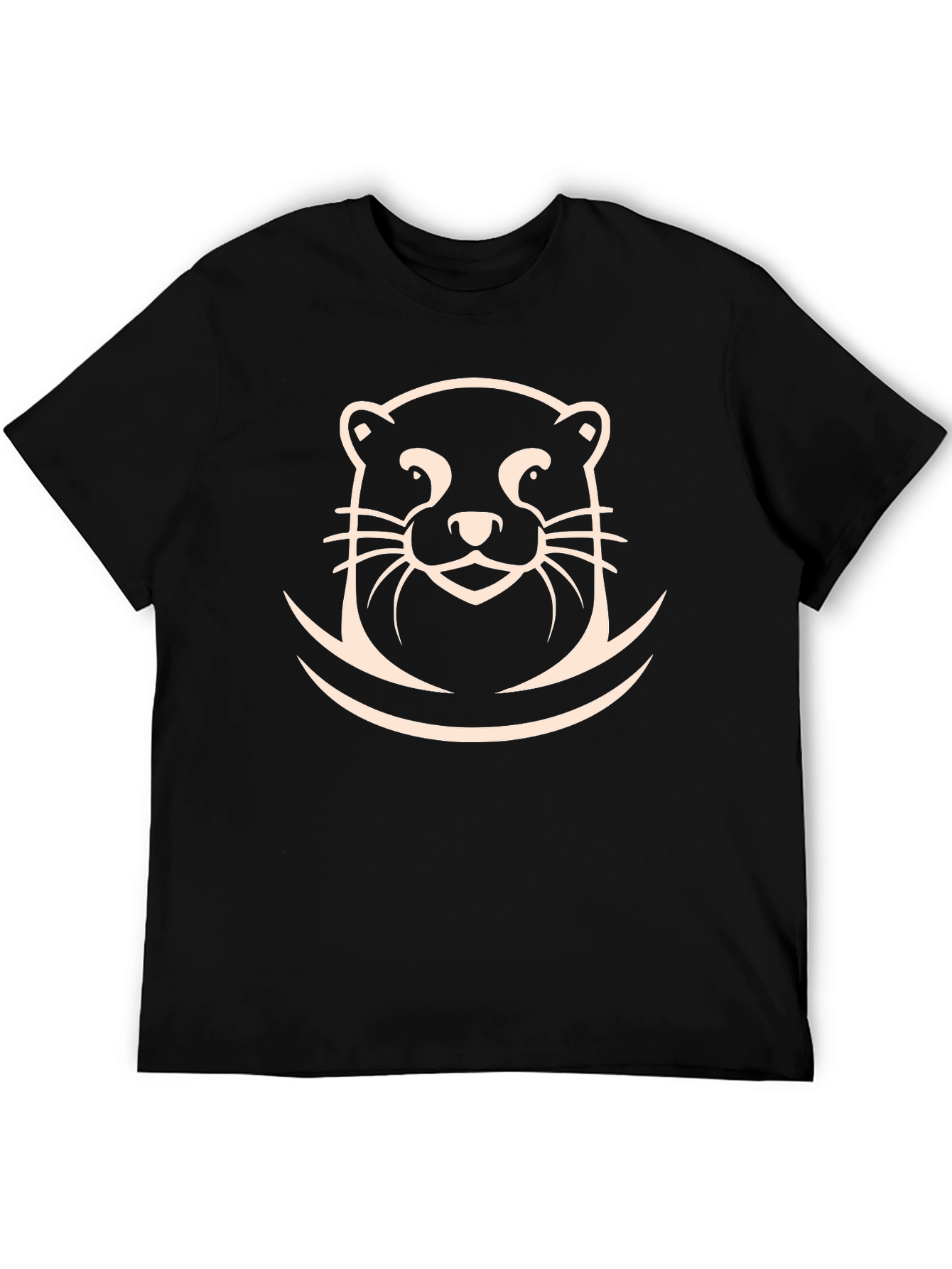 Otter Graphic Tee - Soft Cotton Blend T-Shirt