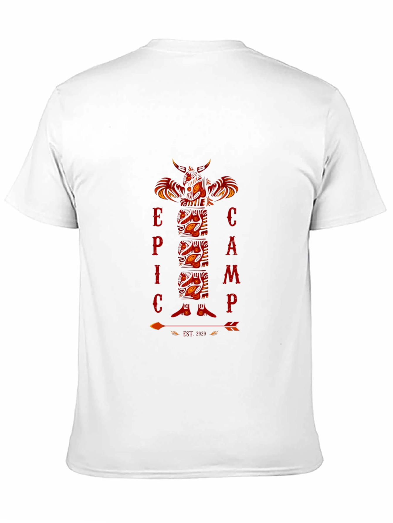 Epic Camp Totem Pole Graphic T-Shirt