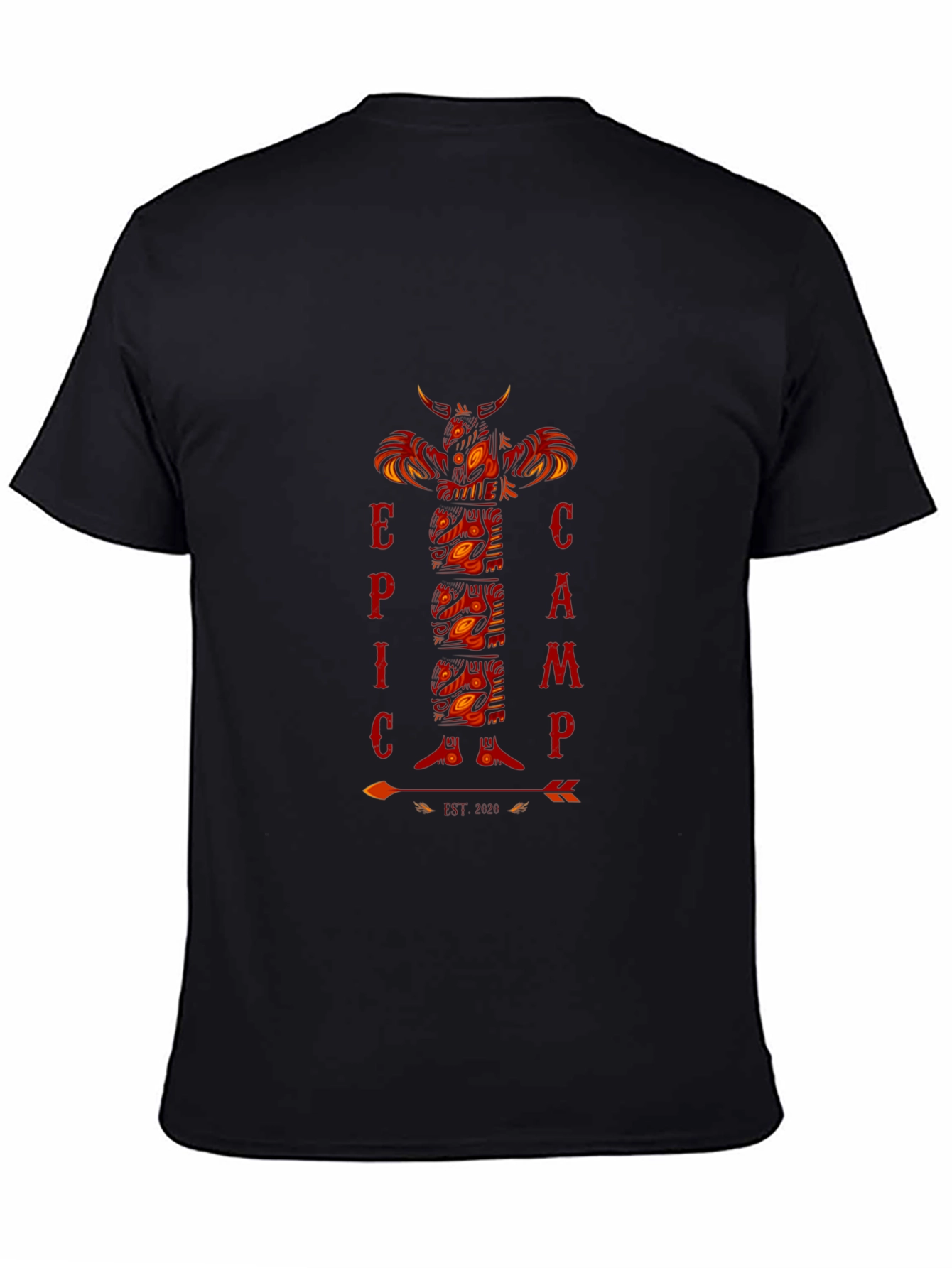 Epic Camp Totem Pole Graphic T-Shirt