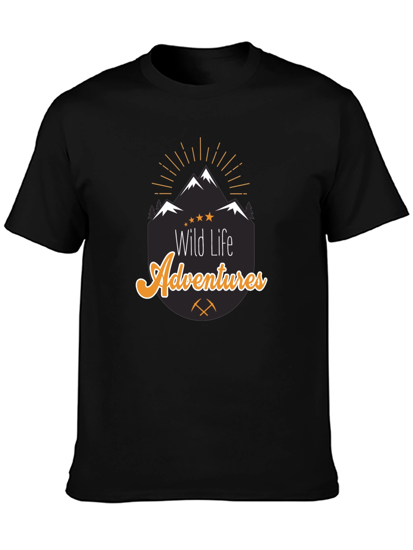 Wild Life Adventures Black T-Shirt