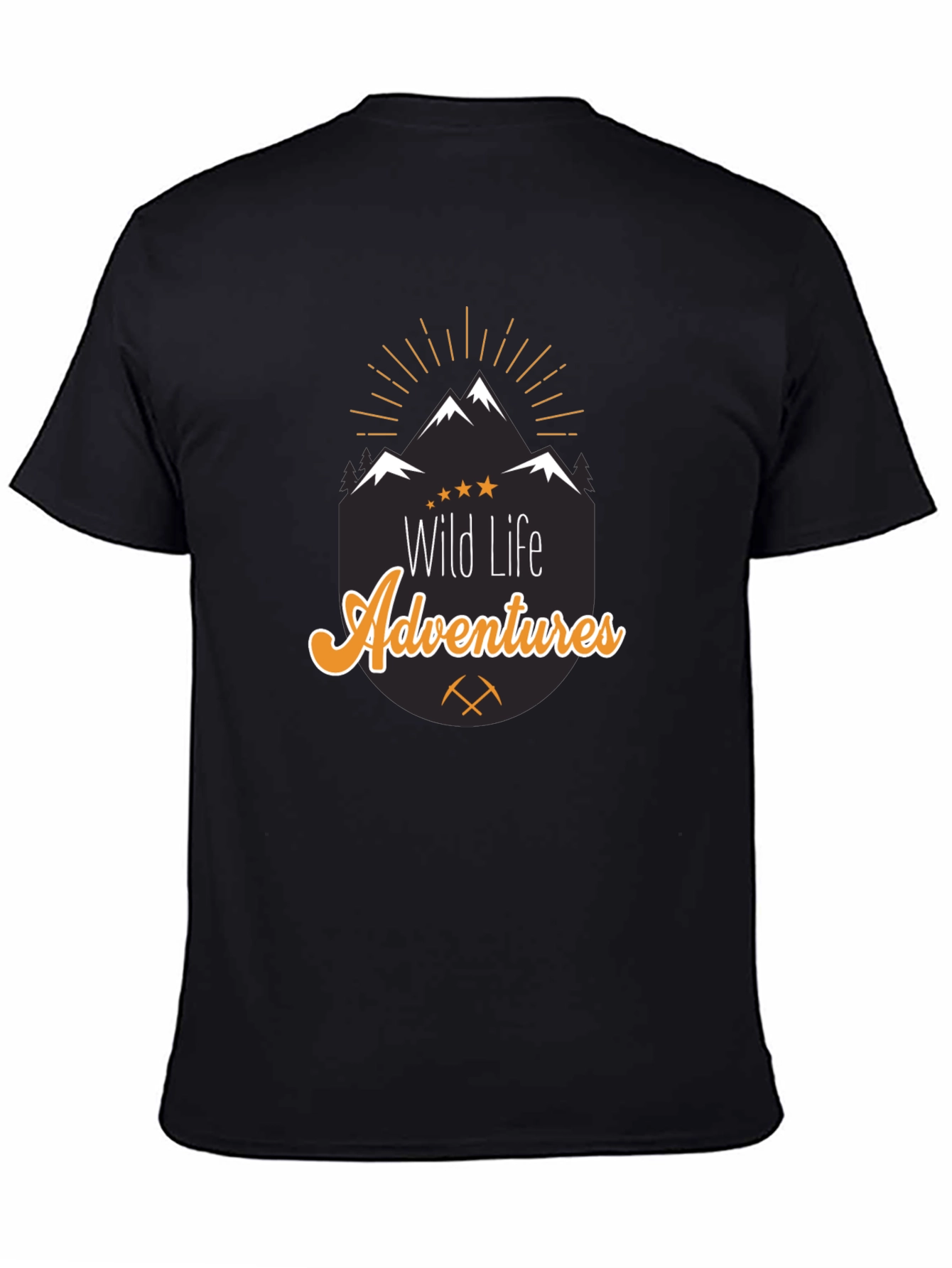 Wild Life Adventures Black T-Shirt