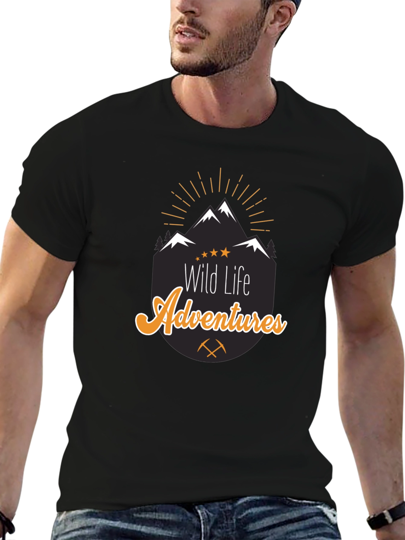 Wild Life Adventures Black T-Shirt