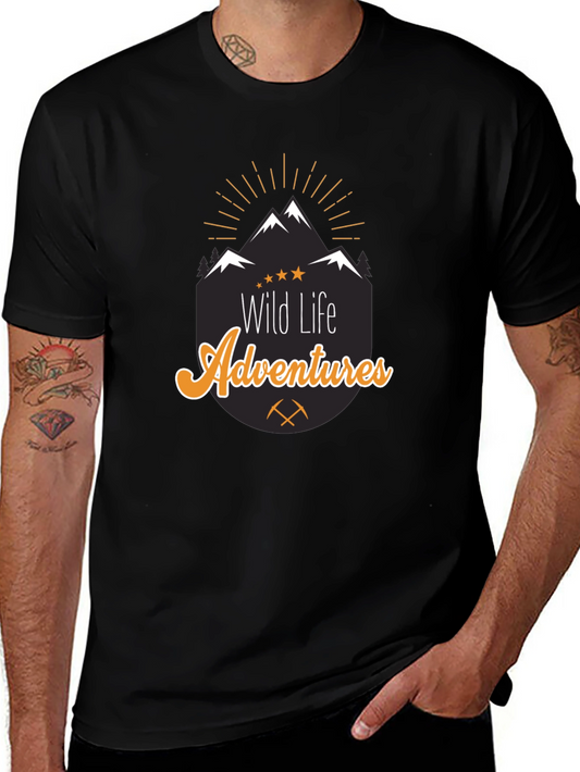 Wild Life Adventures Black T-Shirt
