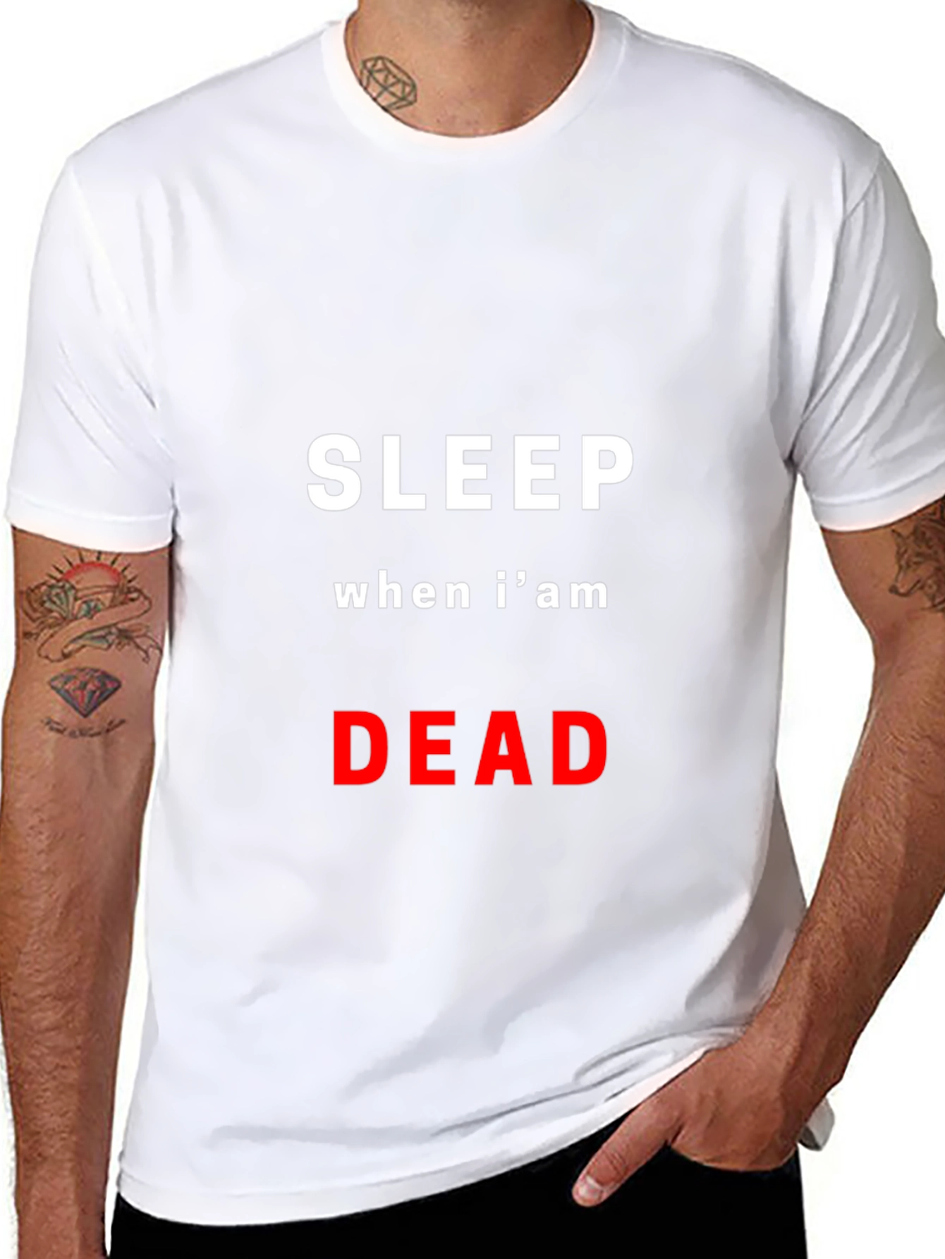 Sleep When Im Dead Graphic T-Shirt