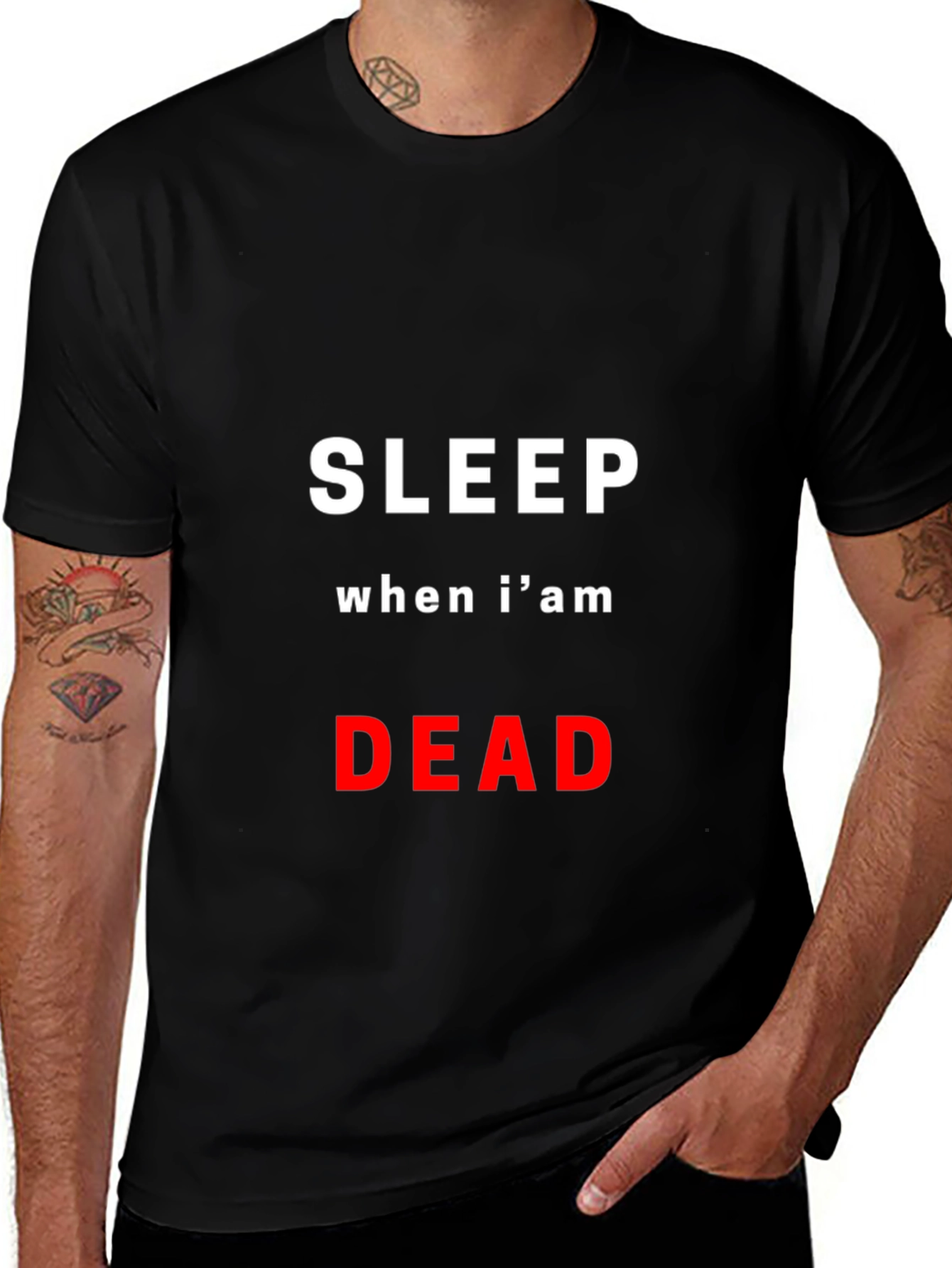 Sleep When Im Dead Graphic T-Shirt