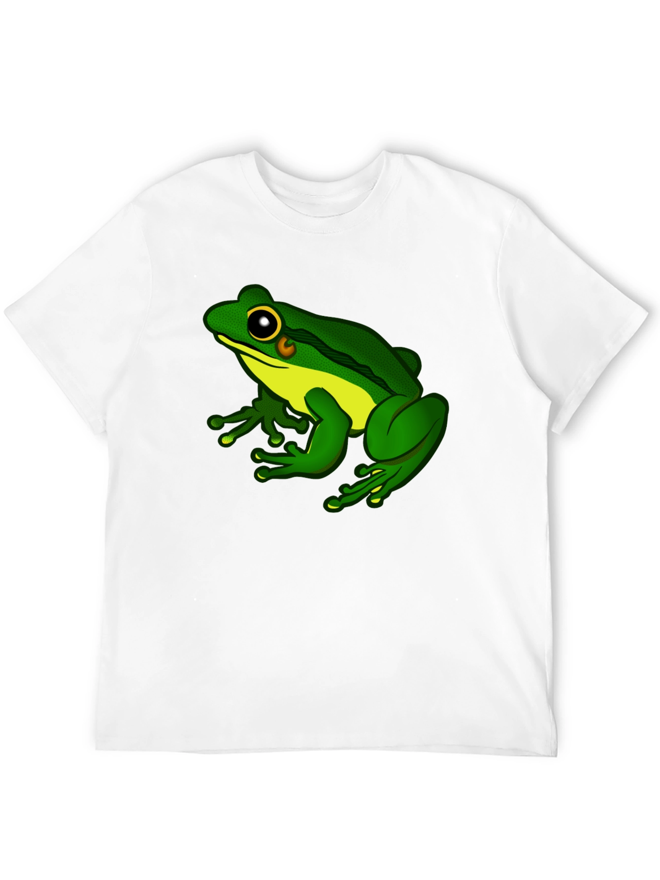 Frog Graphic Black T-Shirt - Mens Casual Tee