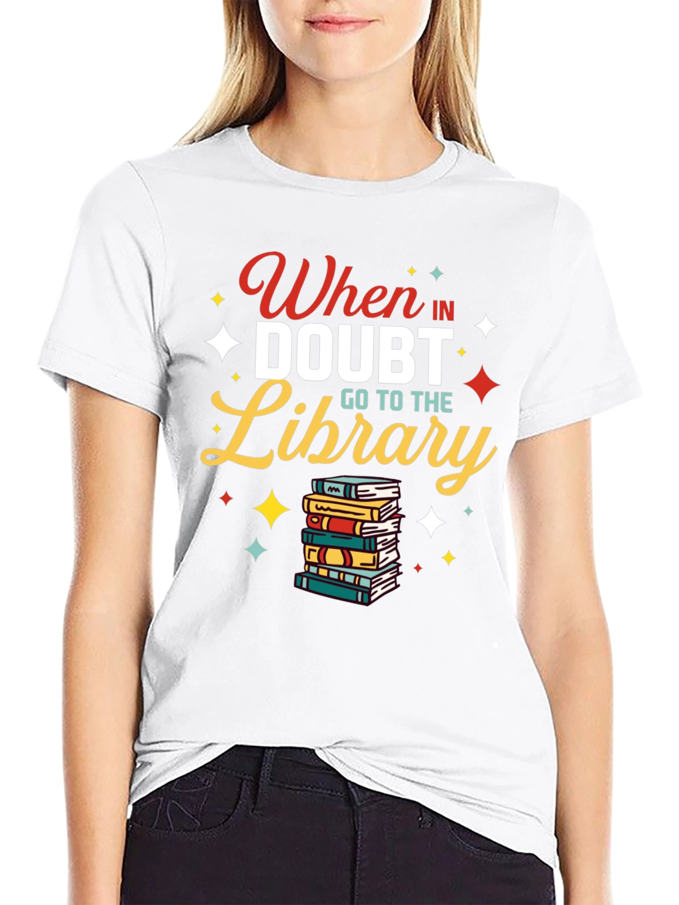 Library Lover Graphic Tee