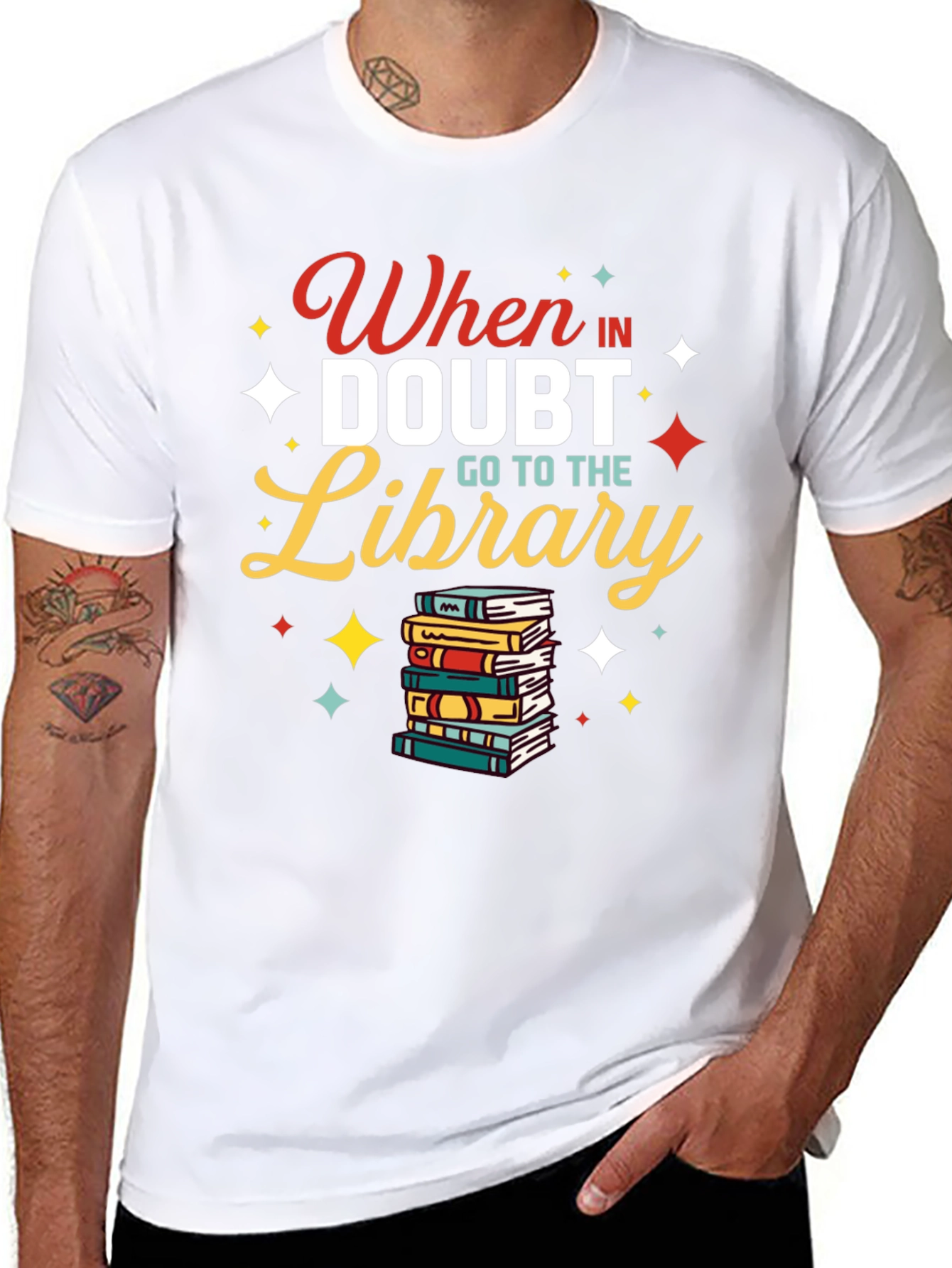 Library Lover Graphic Tee