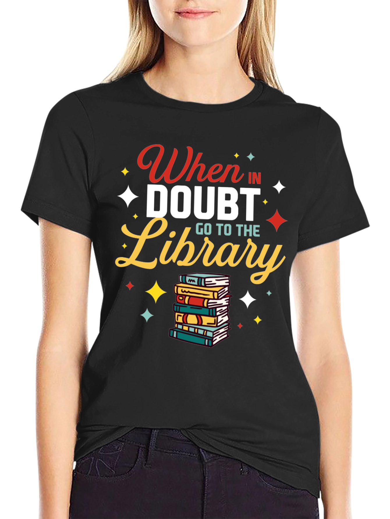 Library Lover Graphic Tee