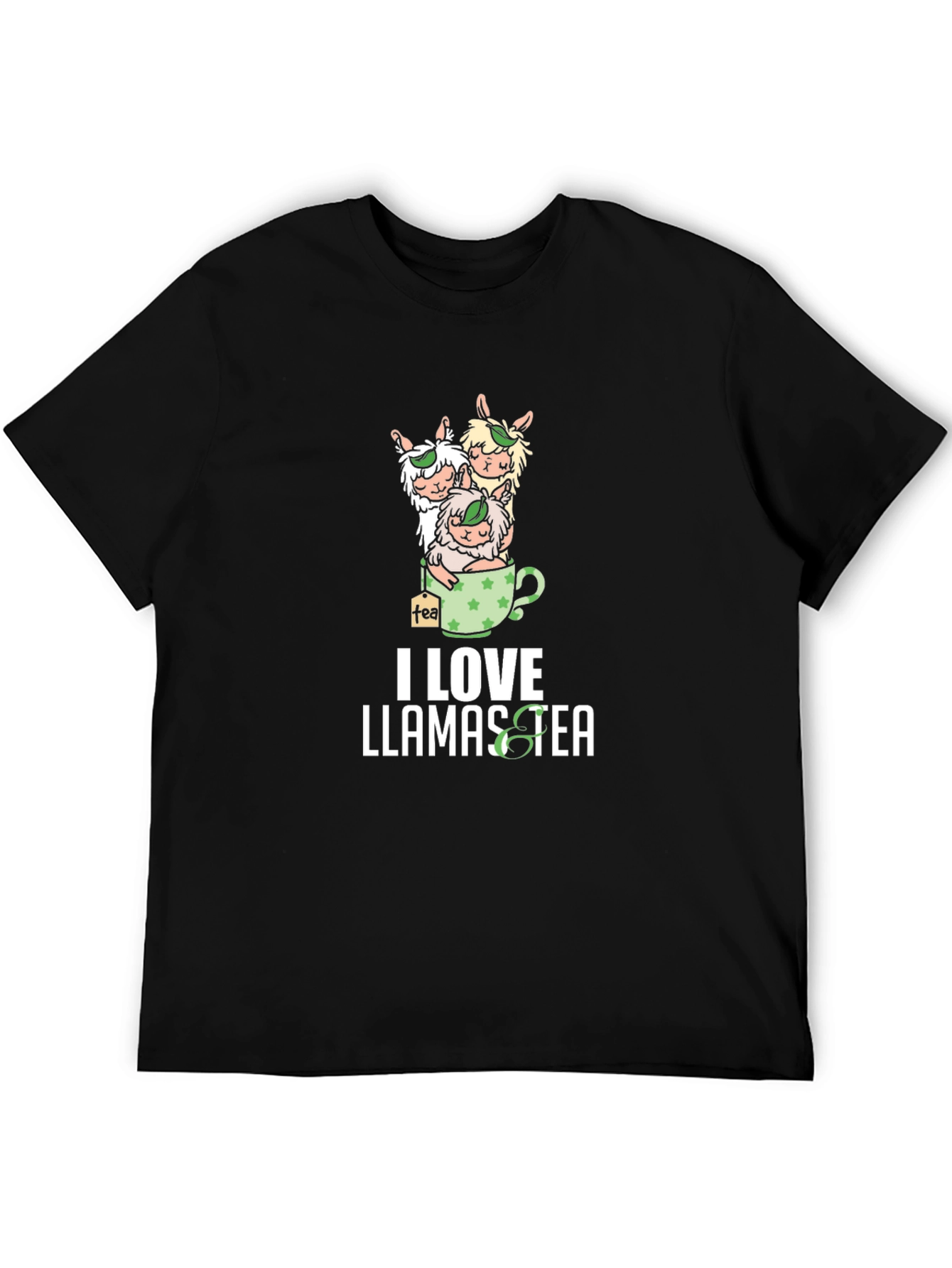 I Love Llamas Tea T-Shirt