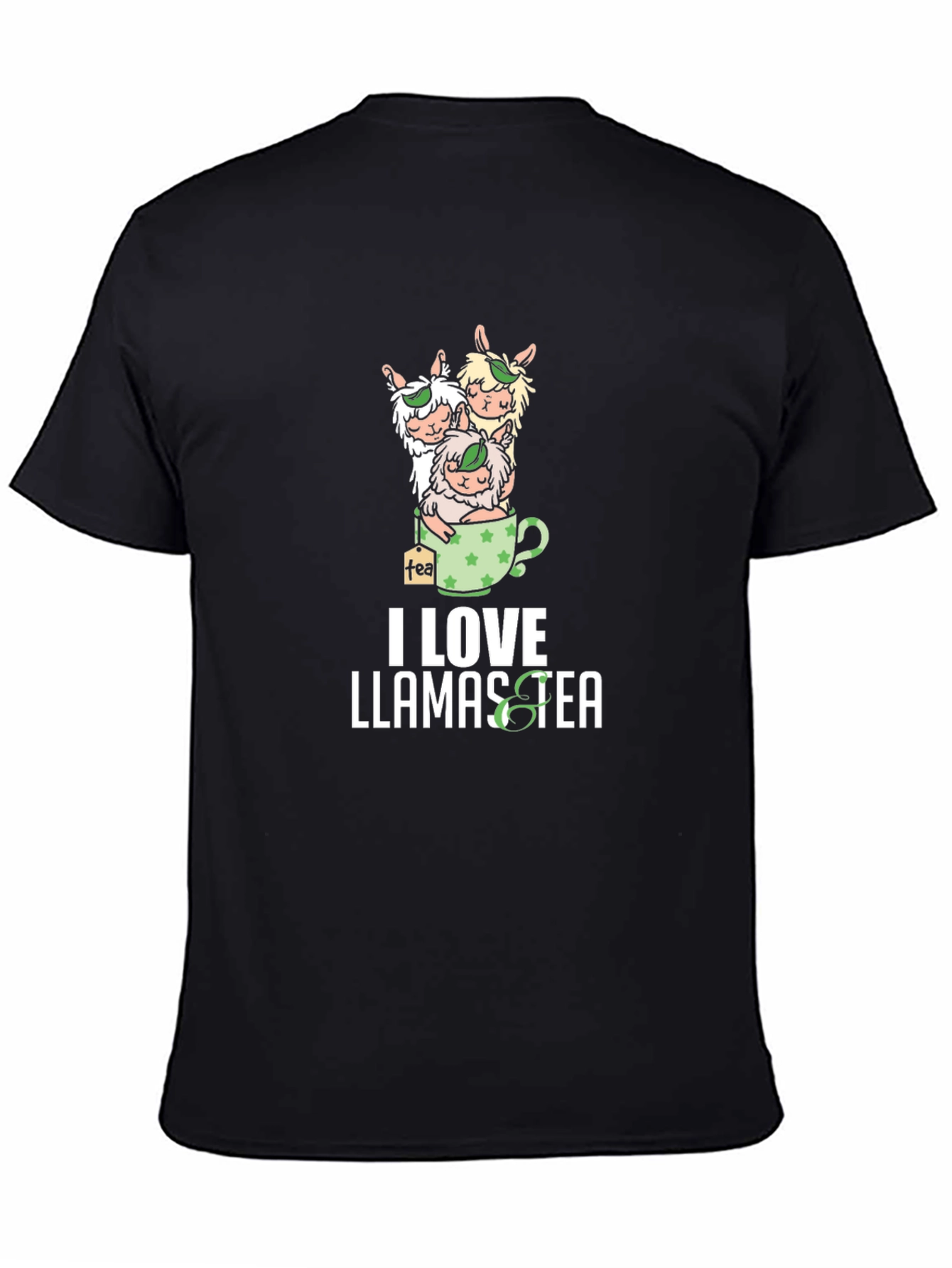 I Love Llamas Tea T-Shirt