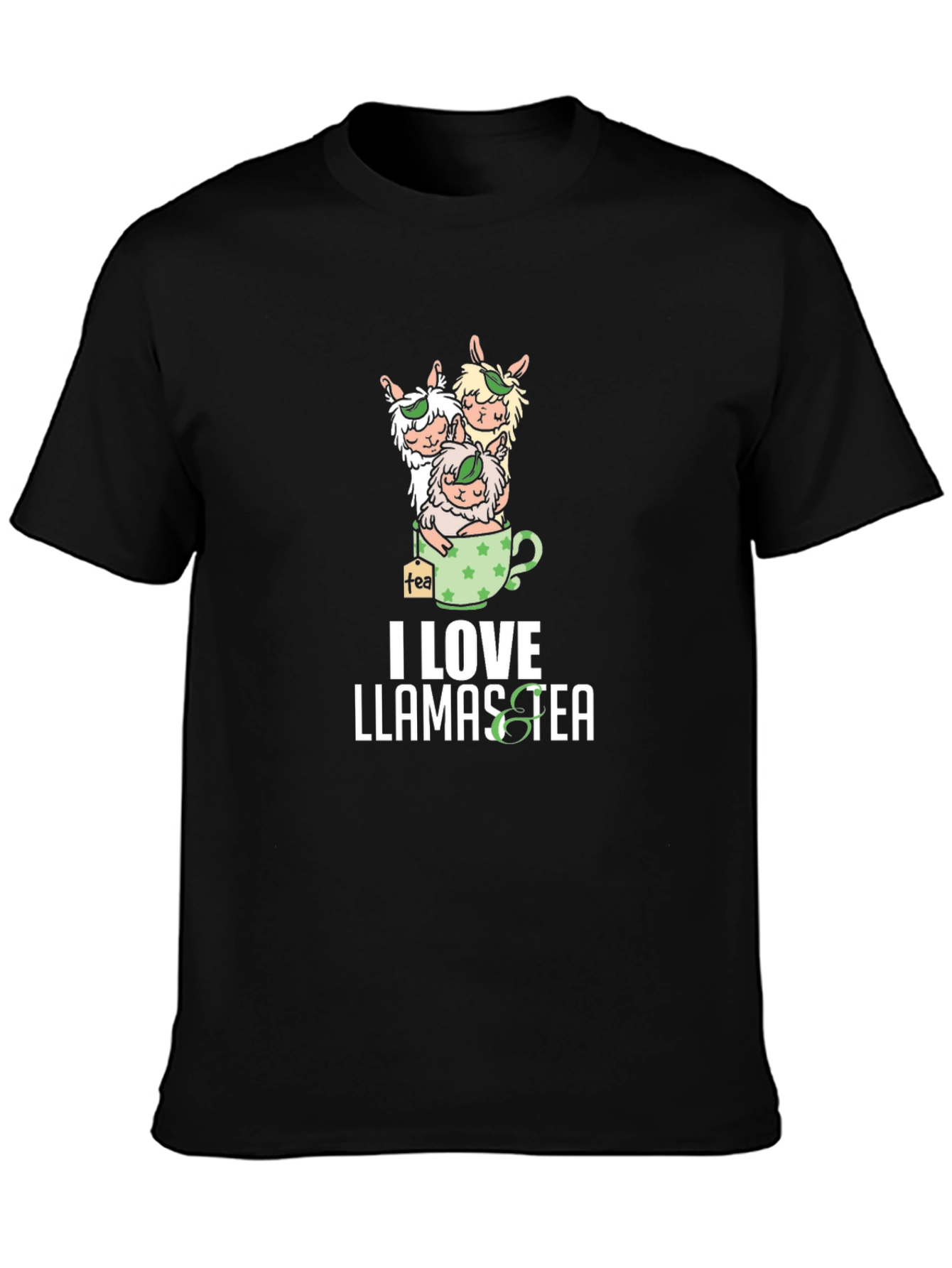 I Love Llamas Tea T-Shirt