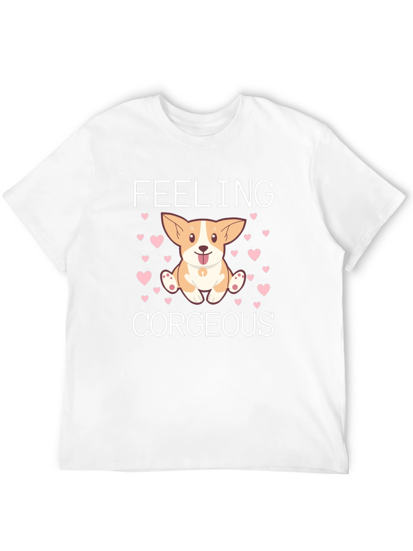Feeling Corgeous Corgi Heart T-Shirt