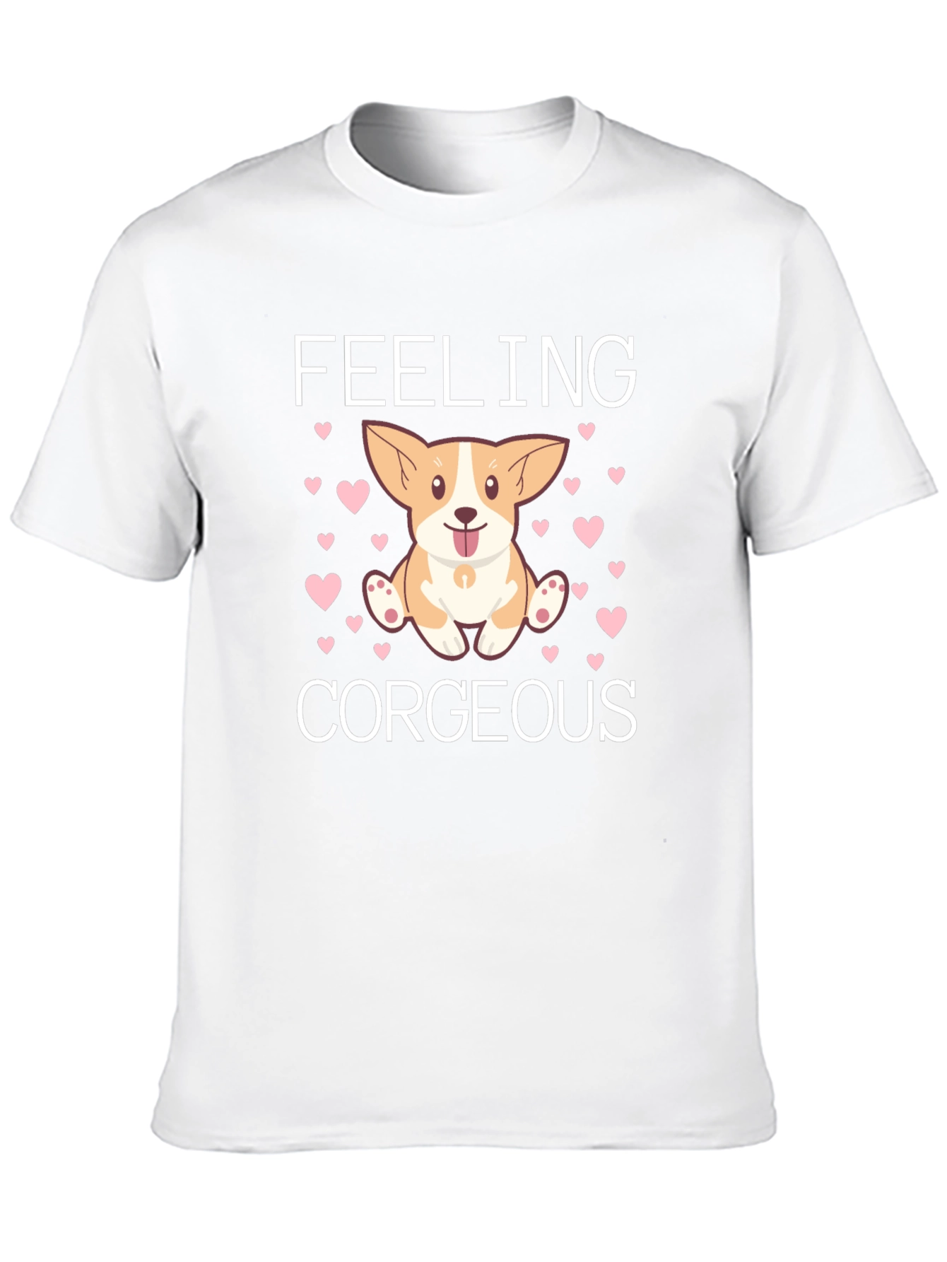 Feeling Corgeous Corgi Heart T-Shirt