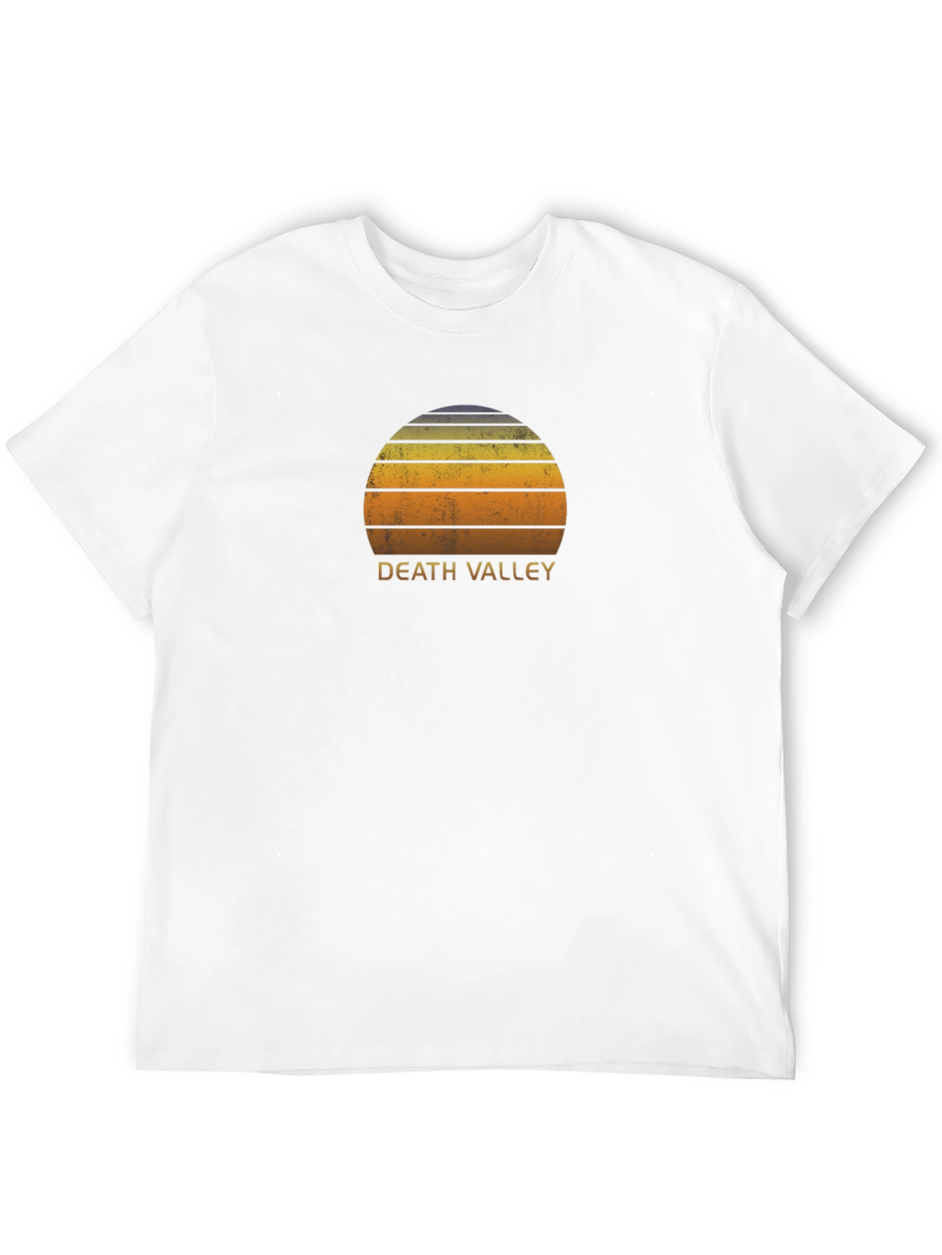 Death Valley Retro Sunset T-Shirt - Black