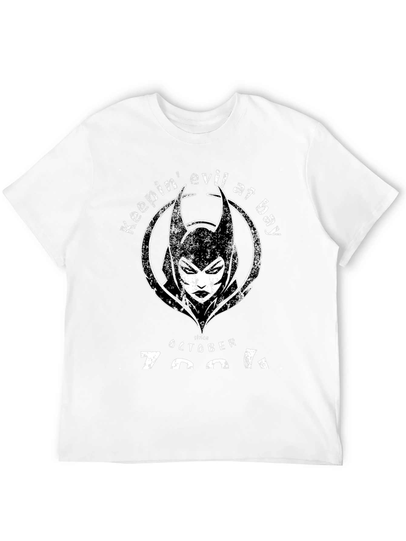 Keepin Evil at Bay T-Shirt - Since October 1991