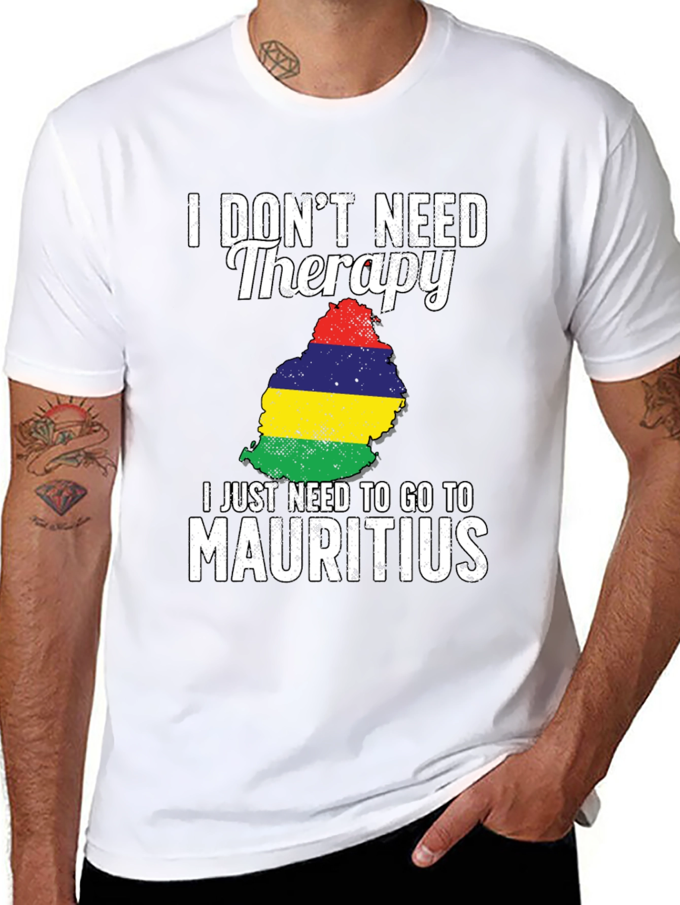 Mauritius Therapy T-Shirt - Island Getaway Tee