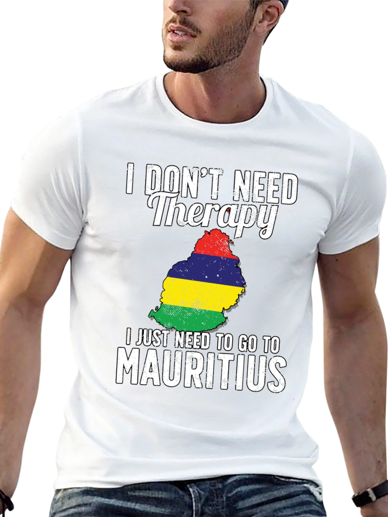 Mauritius Therapy T-Shirt - Island Getaway Tee