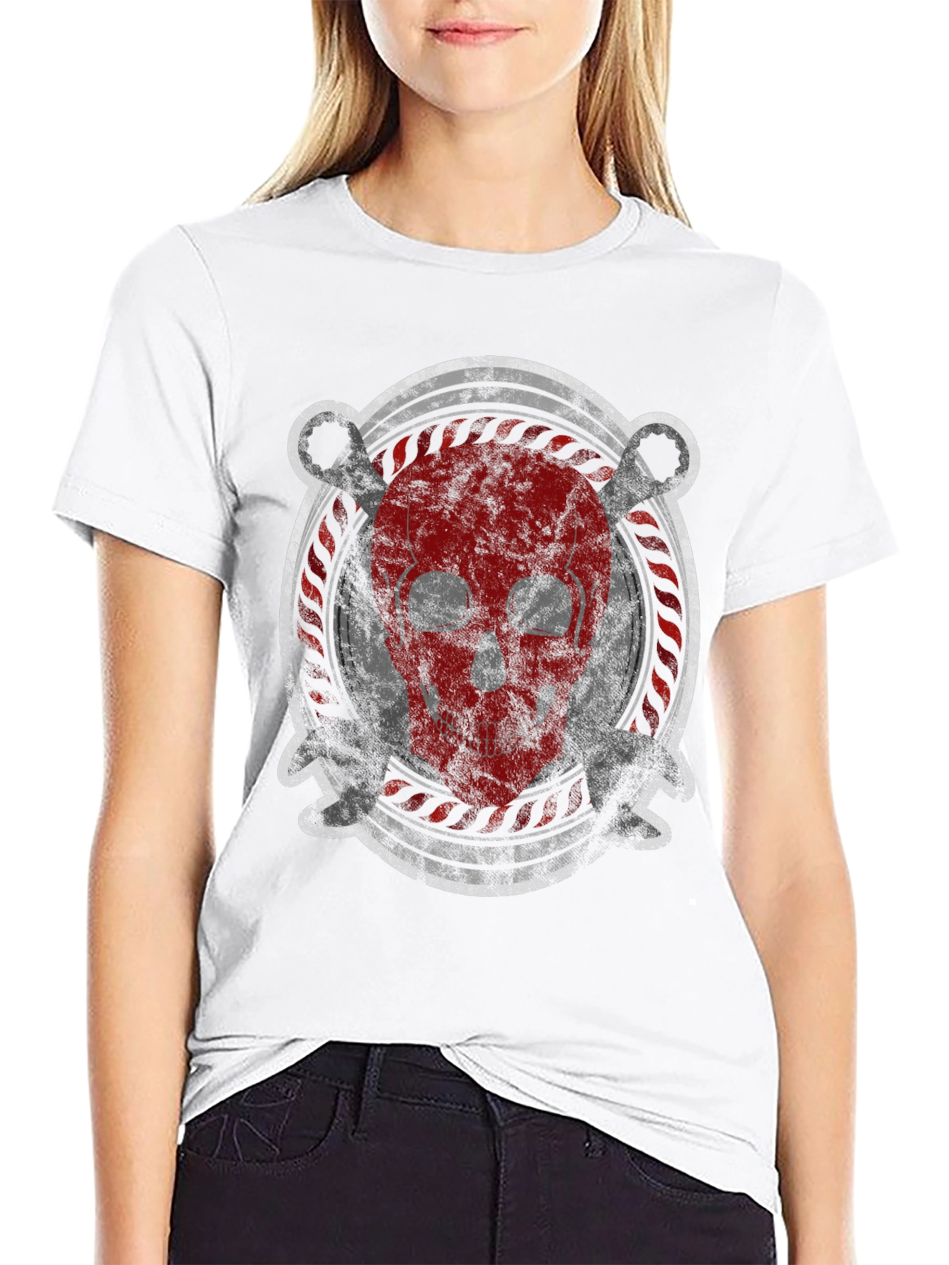 Skull & Wrenches Graphic T-Shirt - Mens Black Tee