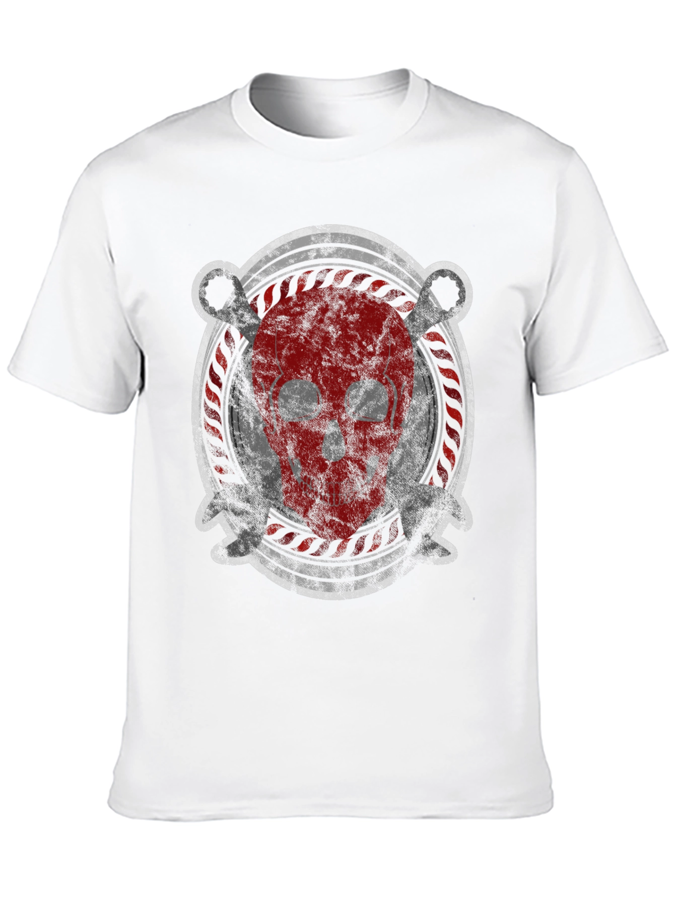Skull & Wrenches Graphic T-Shirt - Mens Black Tee