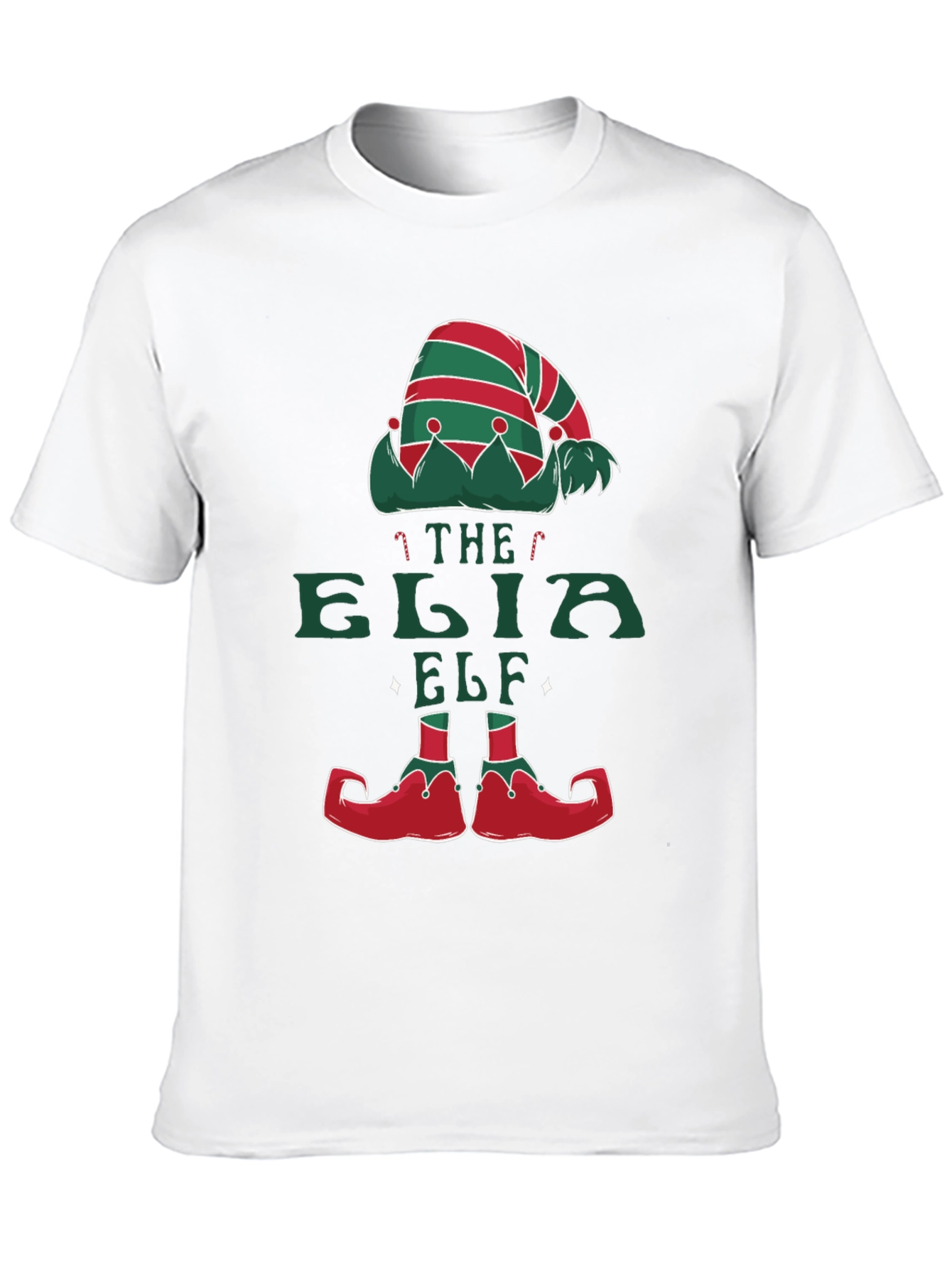 Funny Christmas Elf Graphic T-Shirt