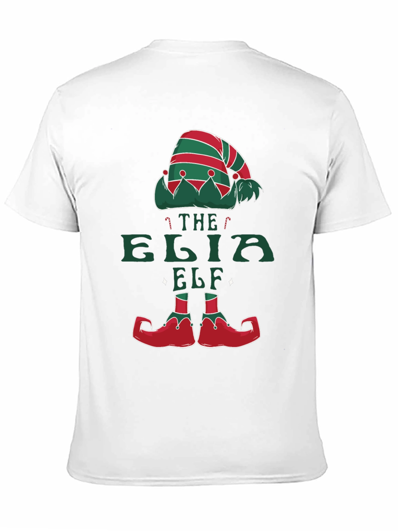 Funny Christmas Elf Graphic T-Shirt