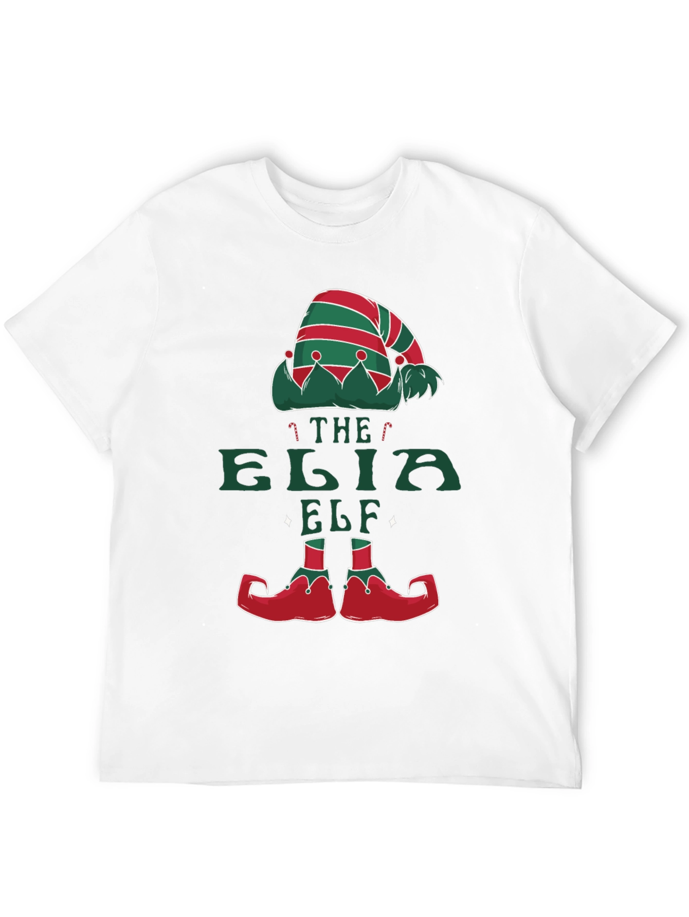Funny Christmas Elf Graphic T-Shirt