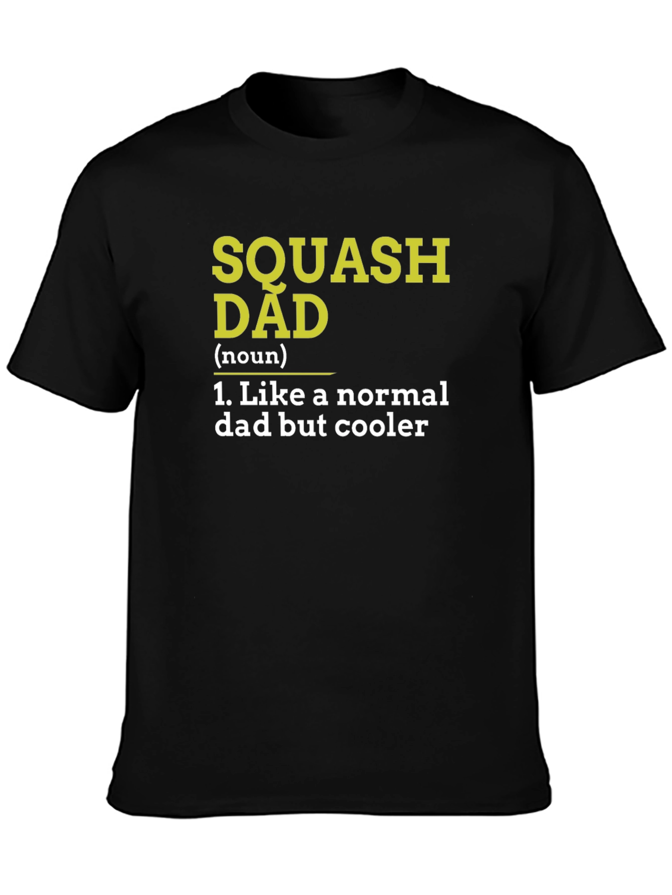 Squash Dad T-Shirt - Cool Fathers Day Gift