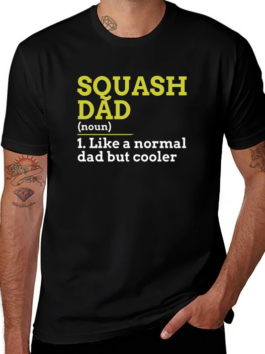 Squash Dad T-Shirt - Cool Fathers Day Gift