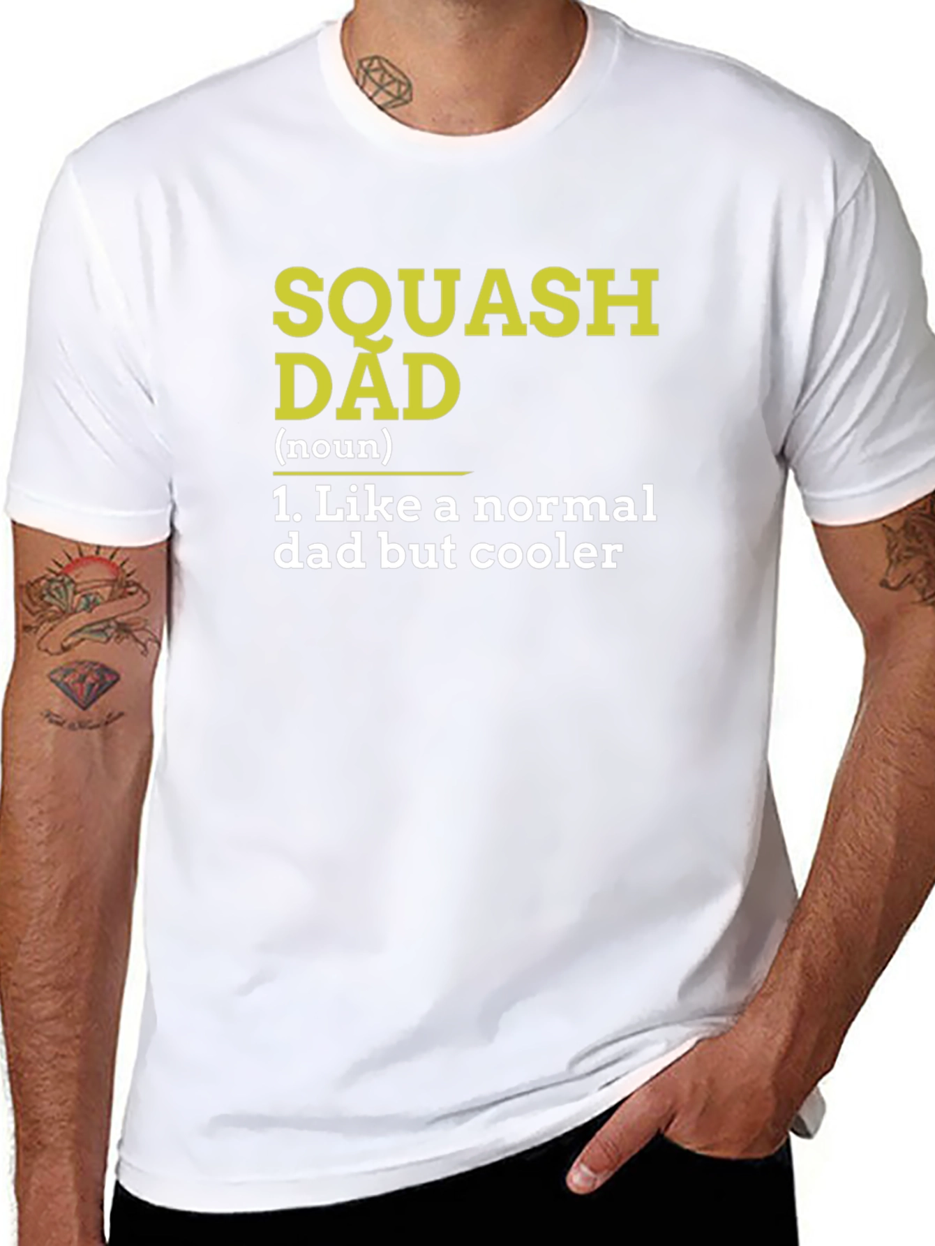 Squash Dad T-Shirt - Cool Fathers Day Gift
