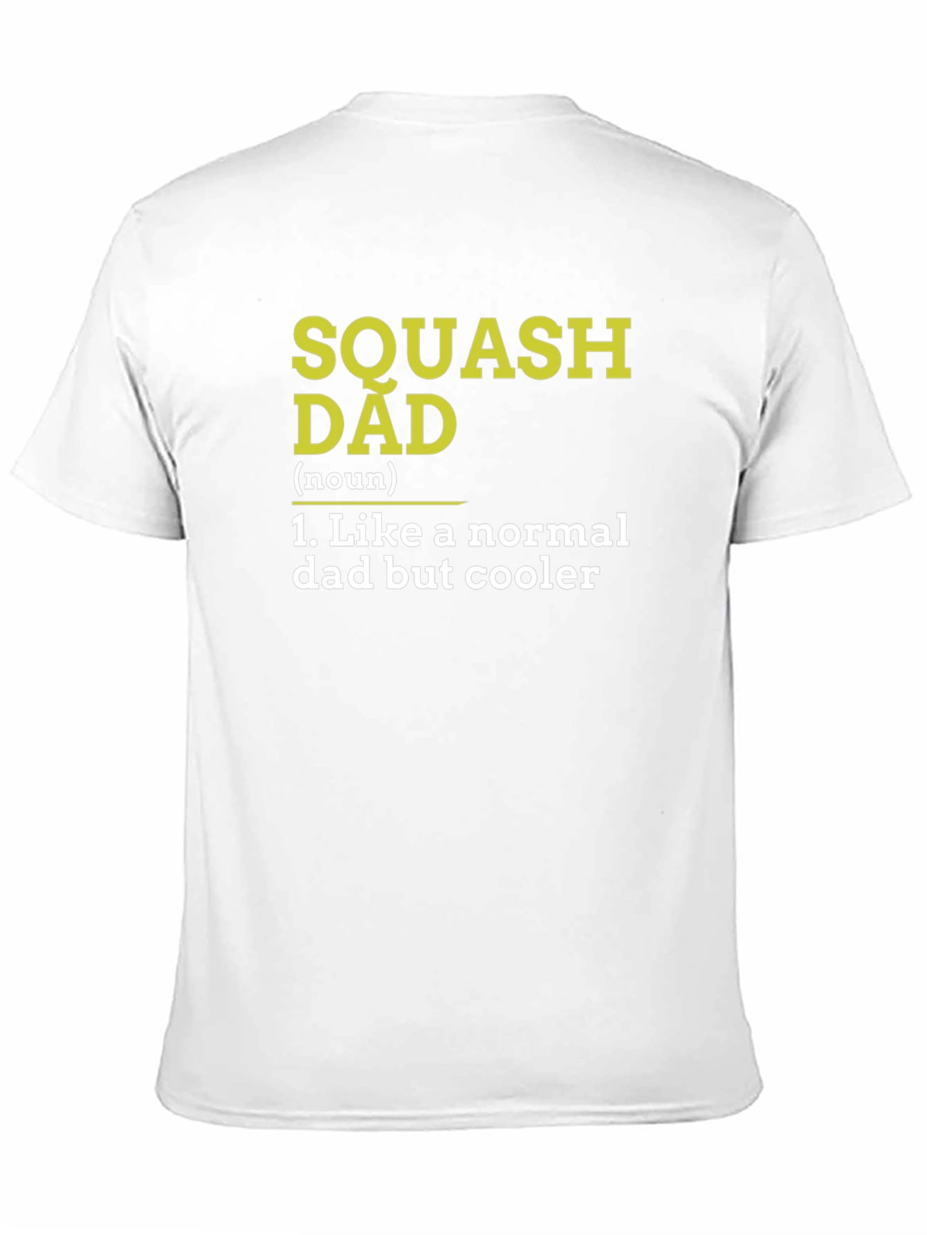 Squash Dad T-Shirt - Cool Fathers Day Gift