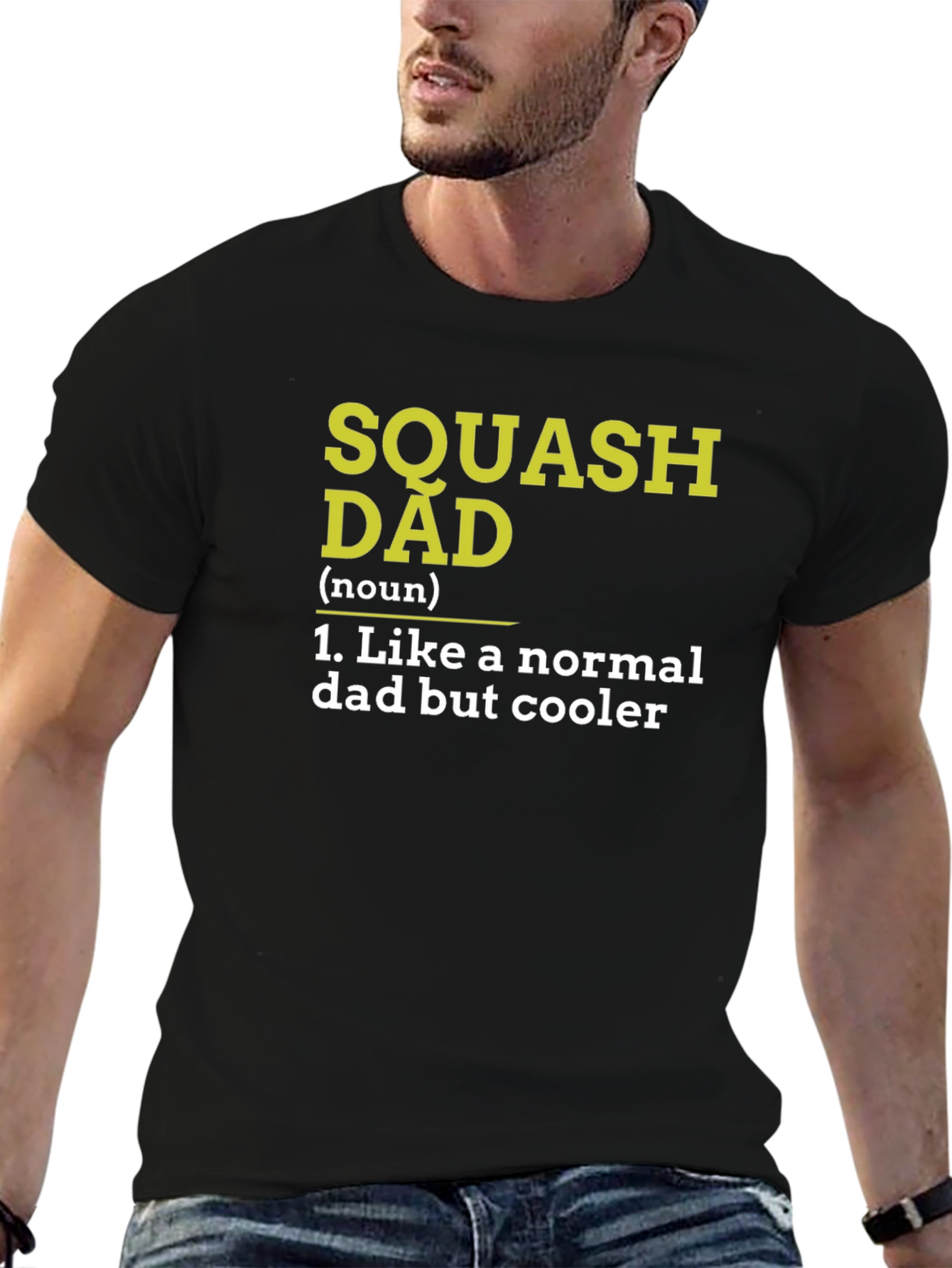 Squash Dad T-Shirt - Cool Fathers Day Gift