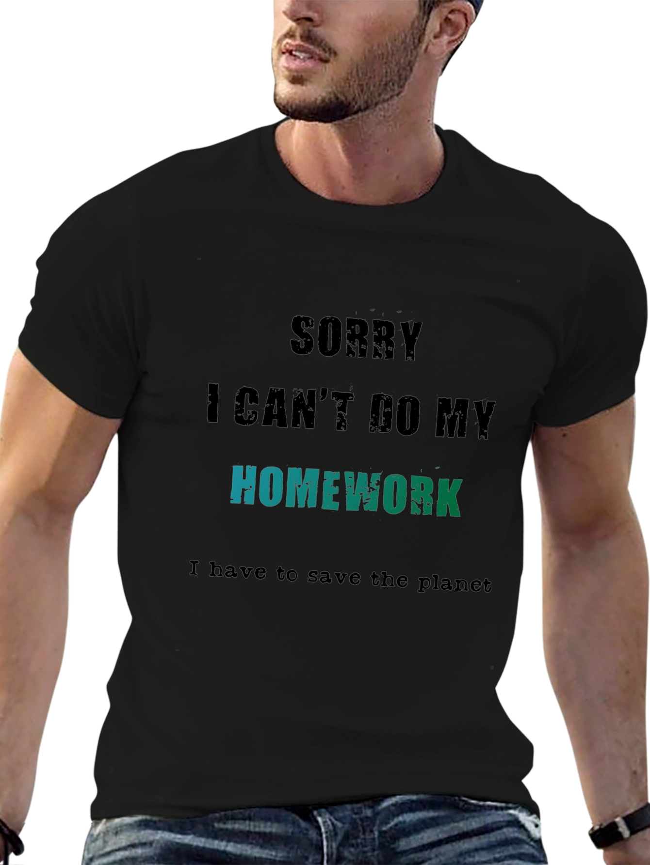 Save the Planet T-Shirt - Homework Excuse Tee