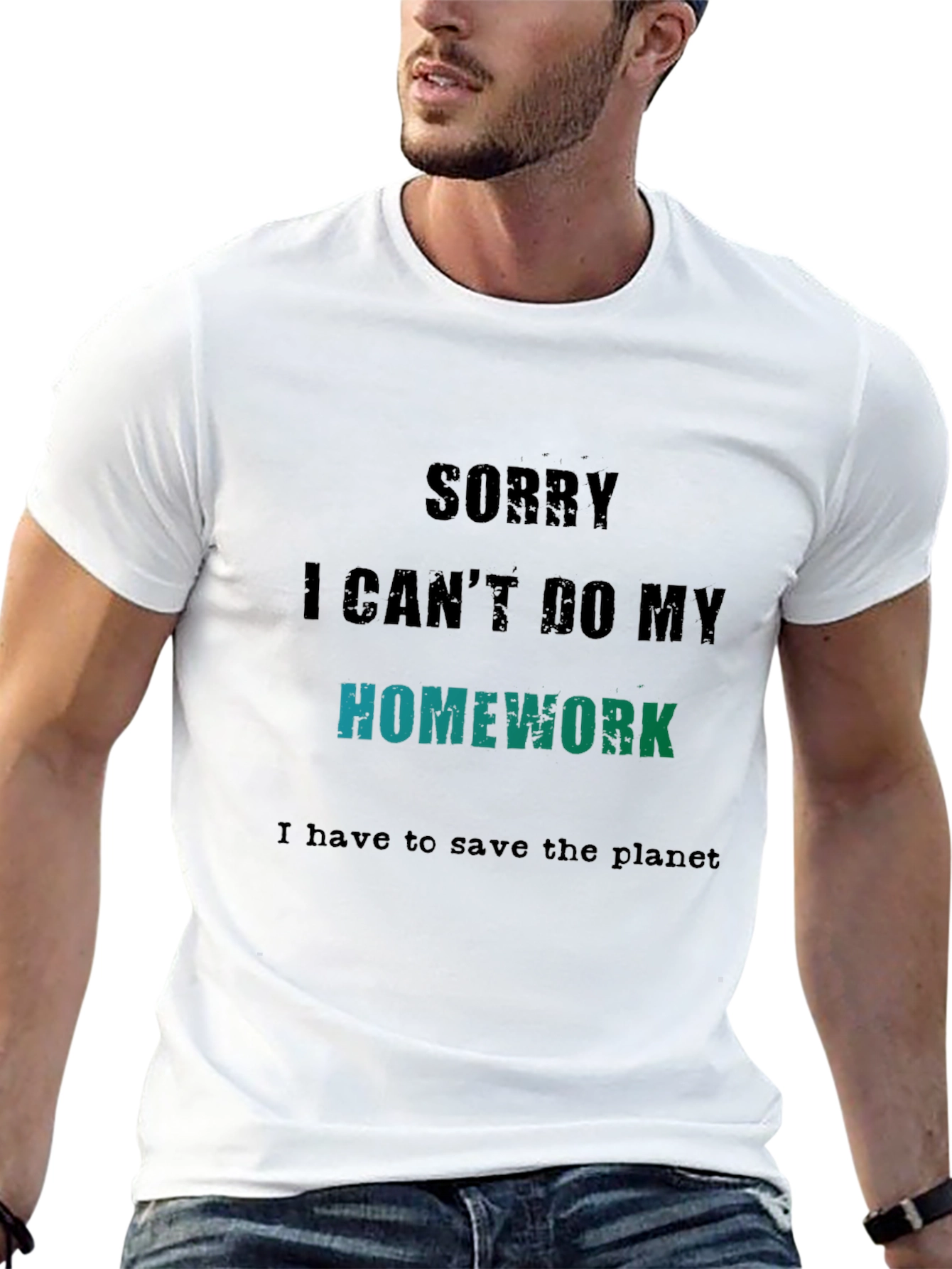 Save the Planet T-Shirt - Homework Excuse Tee