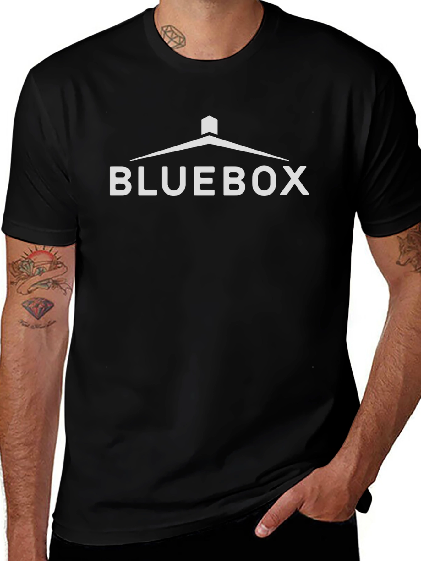 Mens Bluebox Graphic T-Shirt - Black