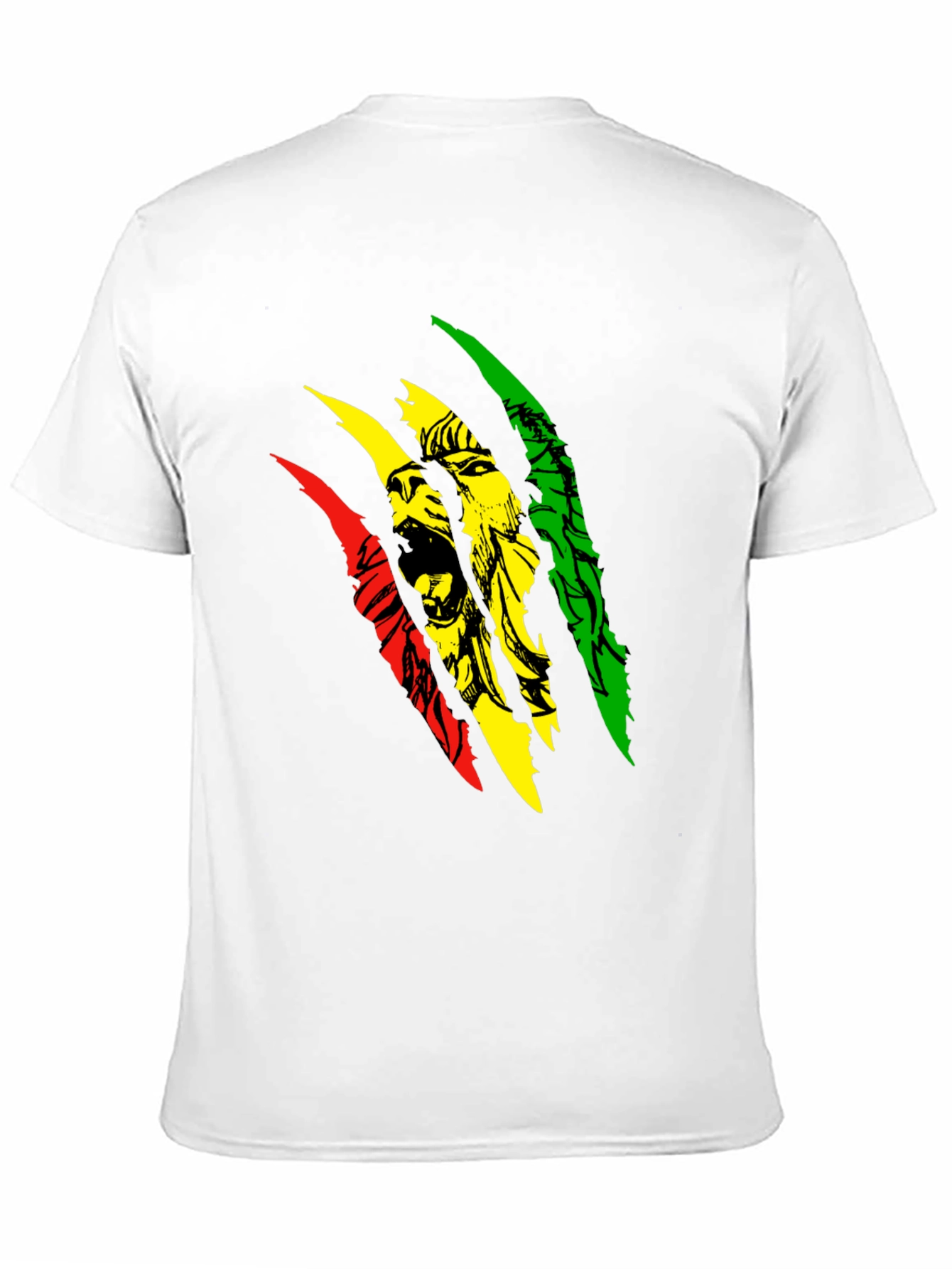 Rasta Lion Graphic T-Shirt - Reggae Style