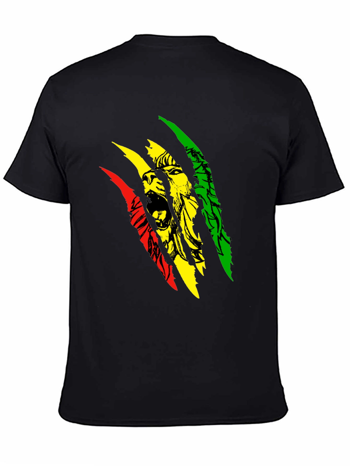 Rasta Lion Graphic T-Shirt - Reggae Style