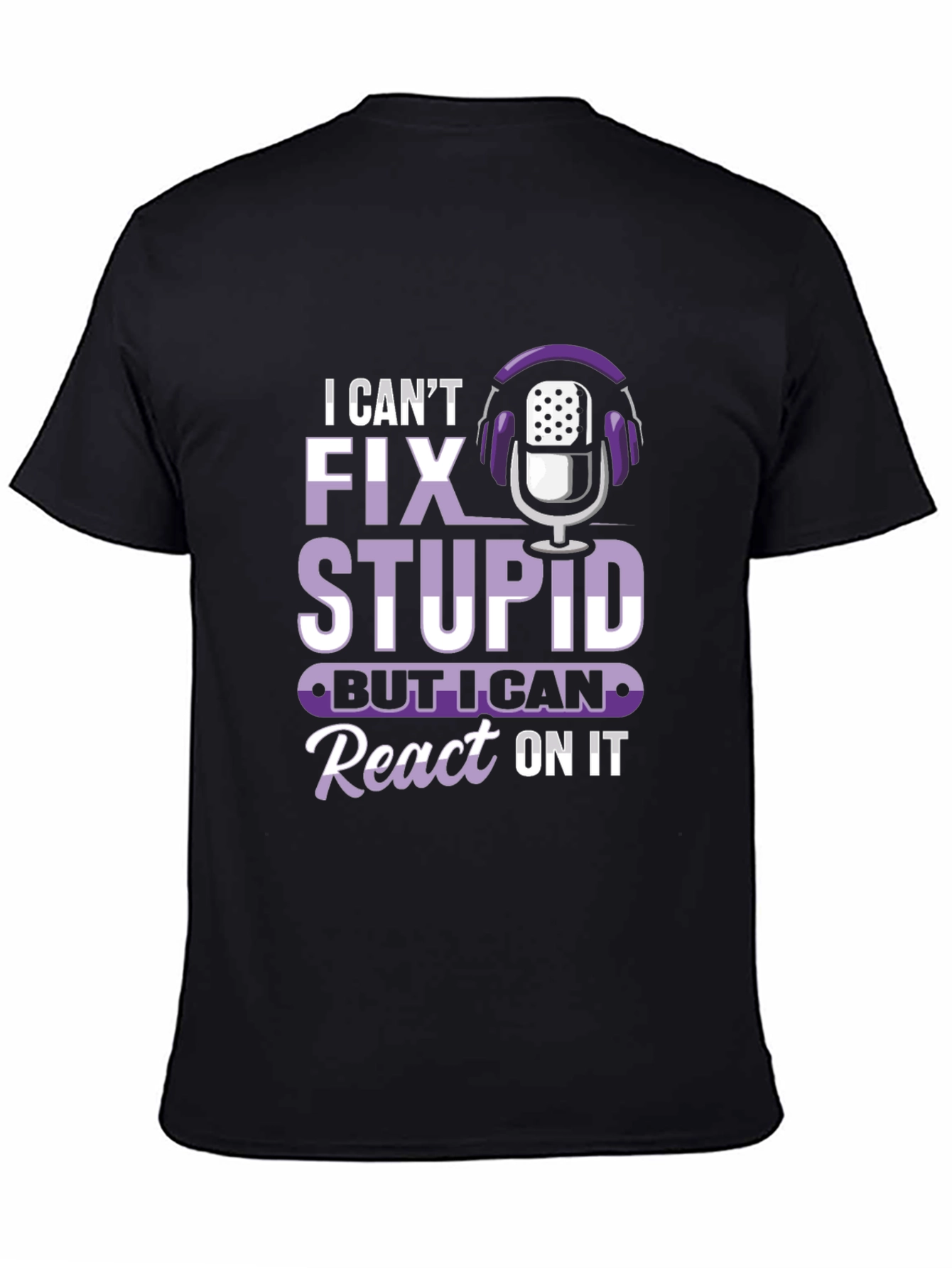 Funny Podcast Reaction T-Shirt