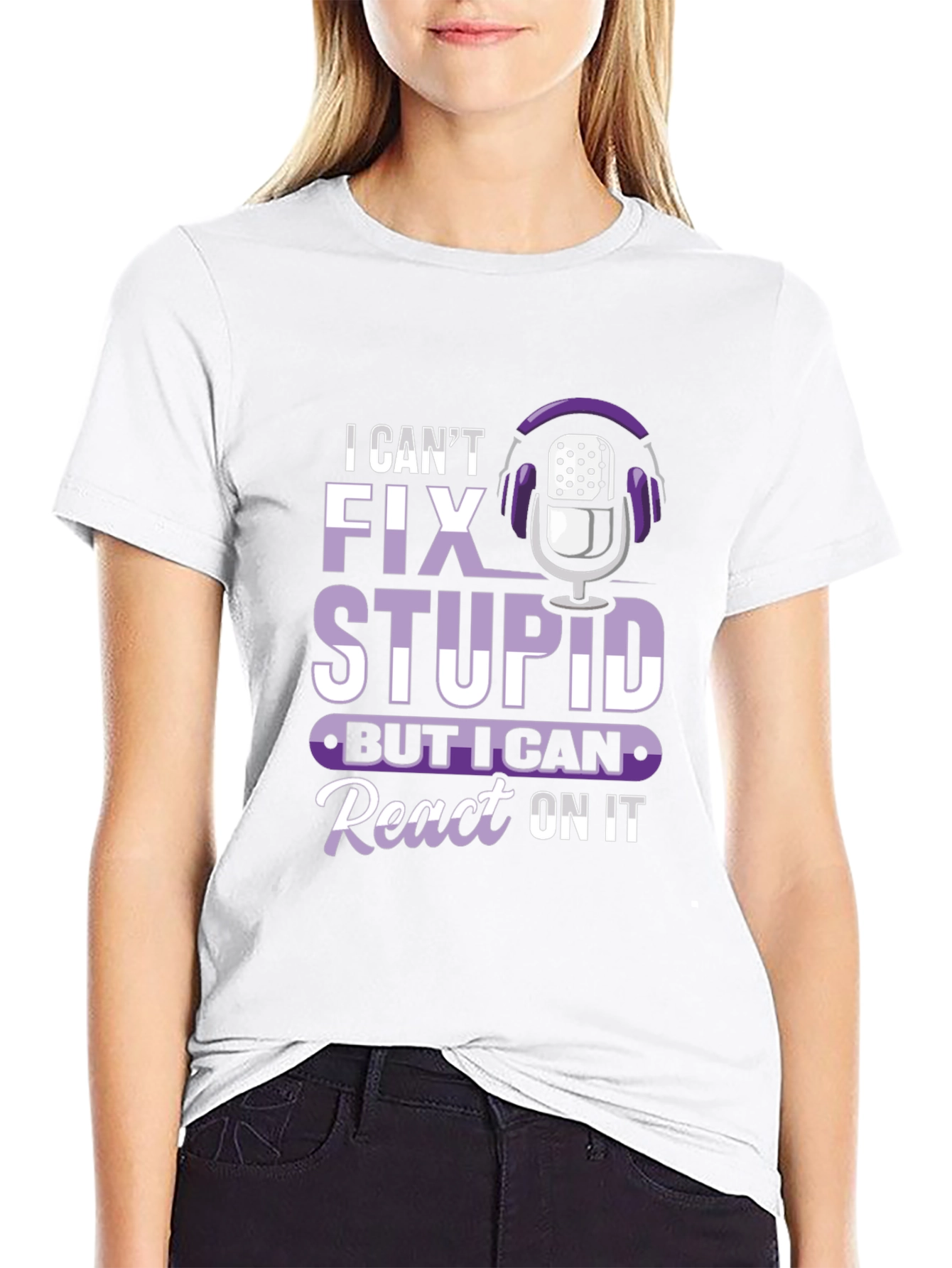 Funny Podcast Reaction T-Shirt
