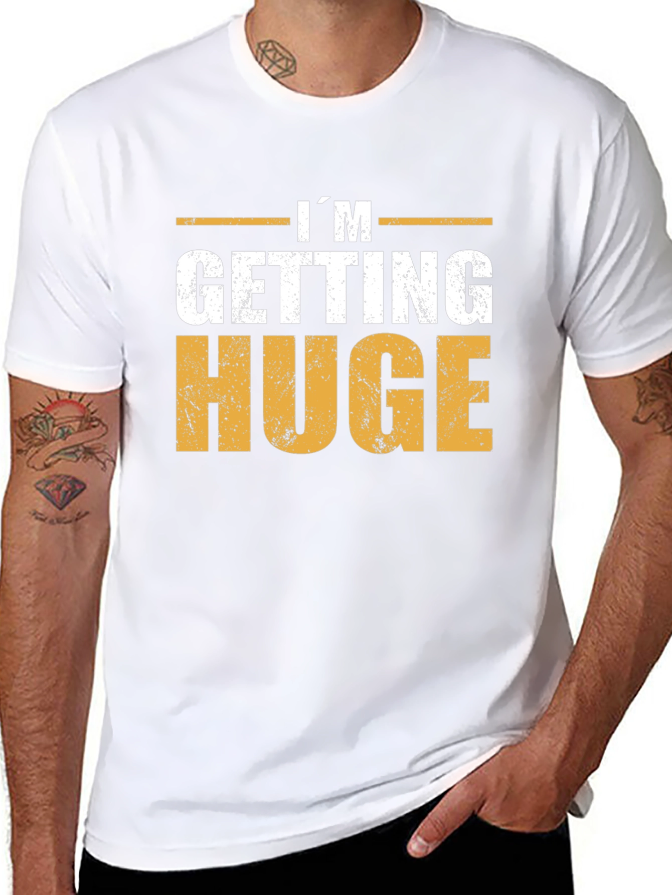 Im Getting Huge T-Shirt - Gym Motivation