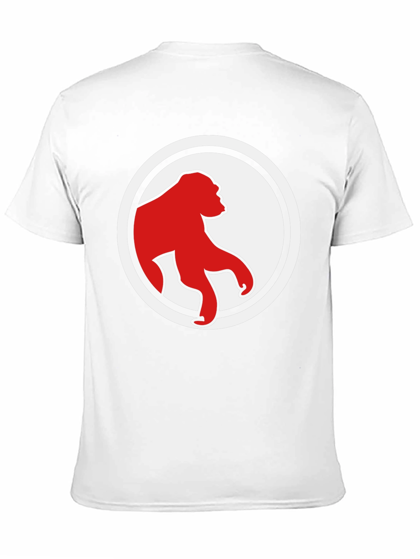 Red Ape Graphic Tee - Modern Black Shirt