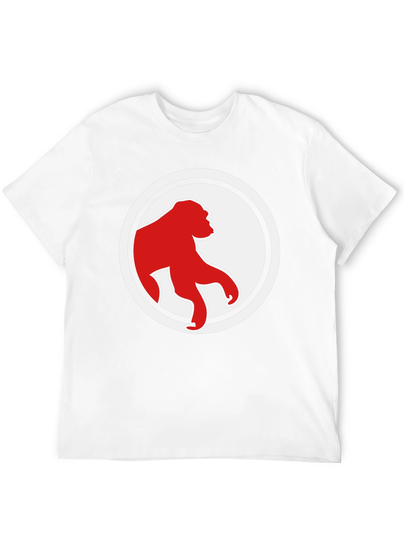 Red Ape Graphic Tee - Modern Black Shirt