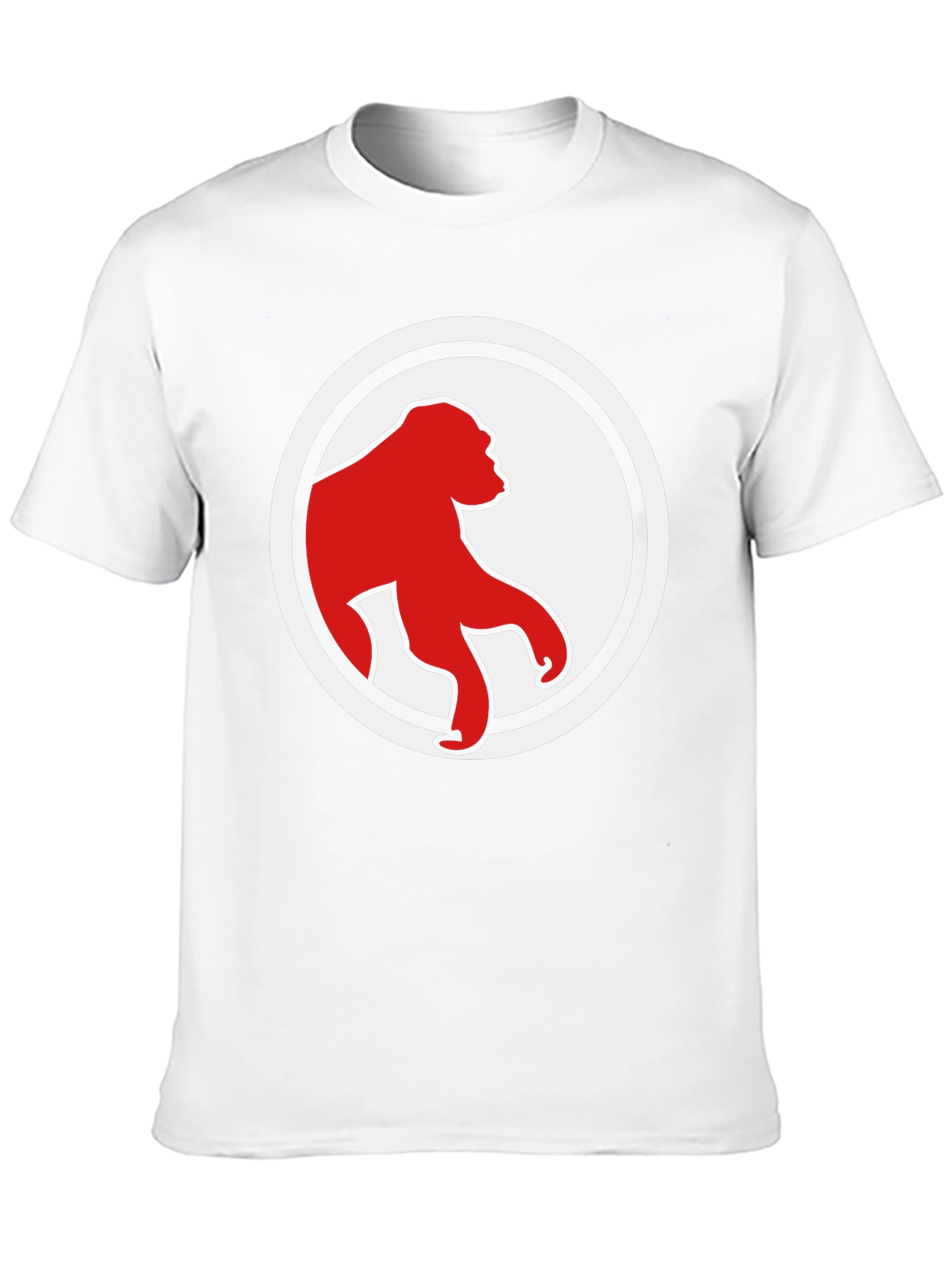Red Ape Graphic Tee - Modern Black Shirt