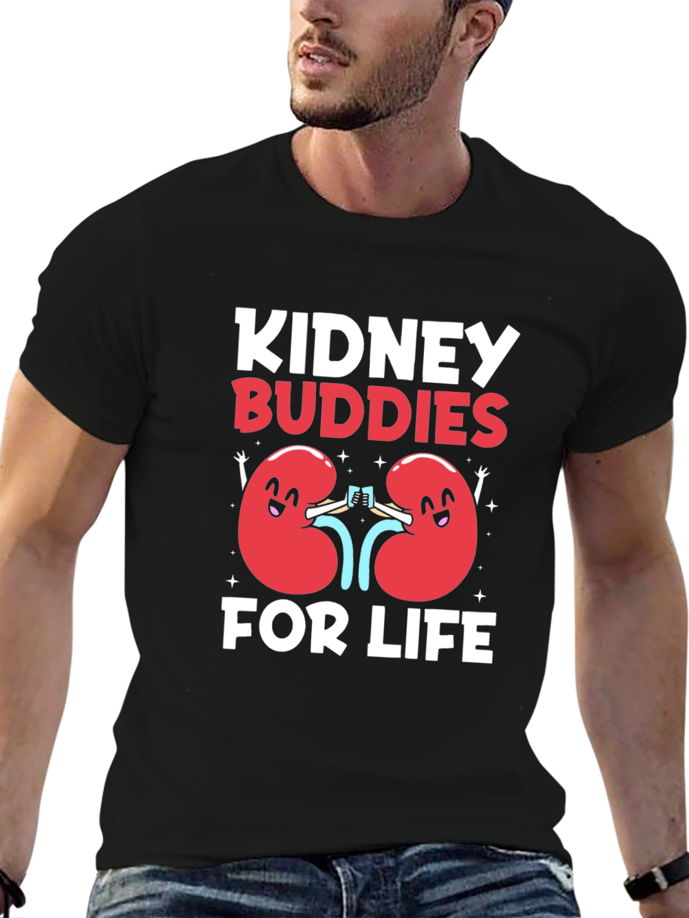Kidney Buddies For Life Graphic T-Shirt